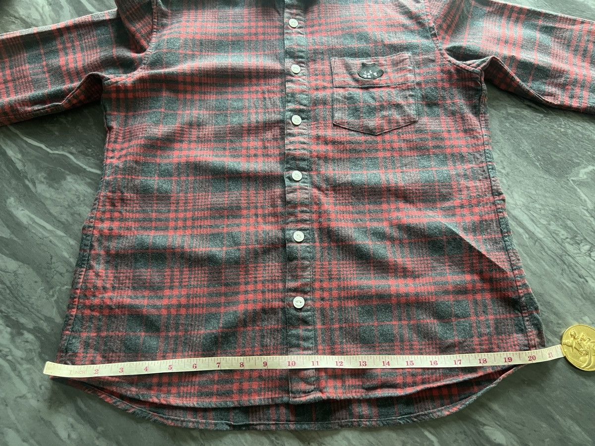 Ne-Net Ne-net : Plaid Tartan Red Black Pattern Cat Nya Size US M / EU 48-50 / 2 - 8 Thumbnail
