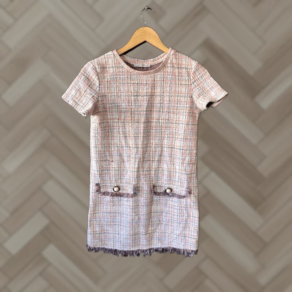 Zara Zara Trafaluc Womens Short Sleeve Knit Multicolor Shirt Dress Size Small Size S / US 4 / IT 40 - 1 Thumbnail
