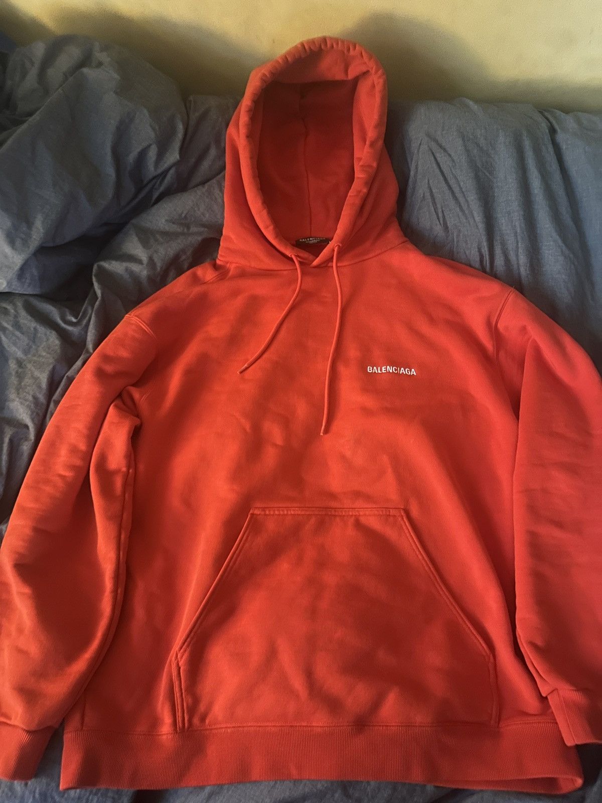 Balenciaga Red Hoodie | Grailed