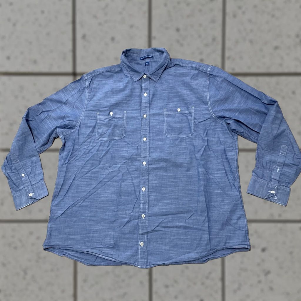 Port Authority Port Authority Button Up Shirt Men 3XL Blue Light Chambray Western Pockets Casual Button-Up Shirt Mens 3XL Blue Chambray Western Capsule Size US XXL / EU 58 / 5 - 1 Thumbnail