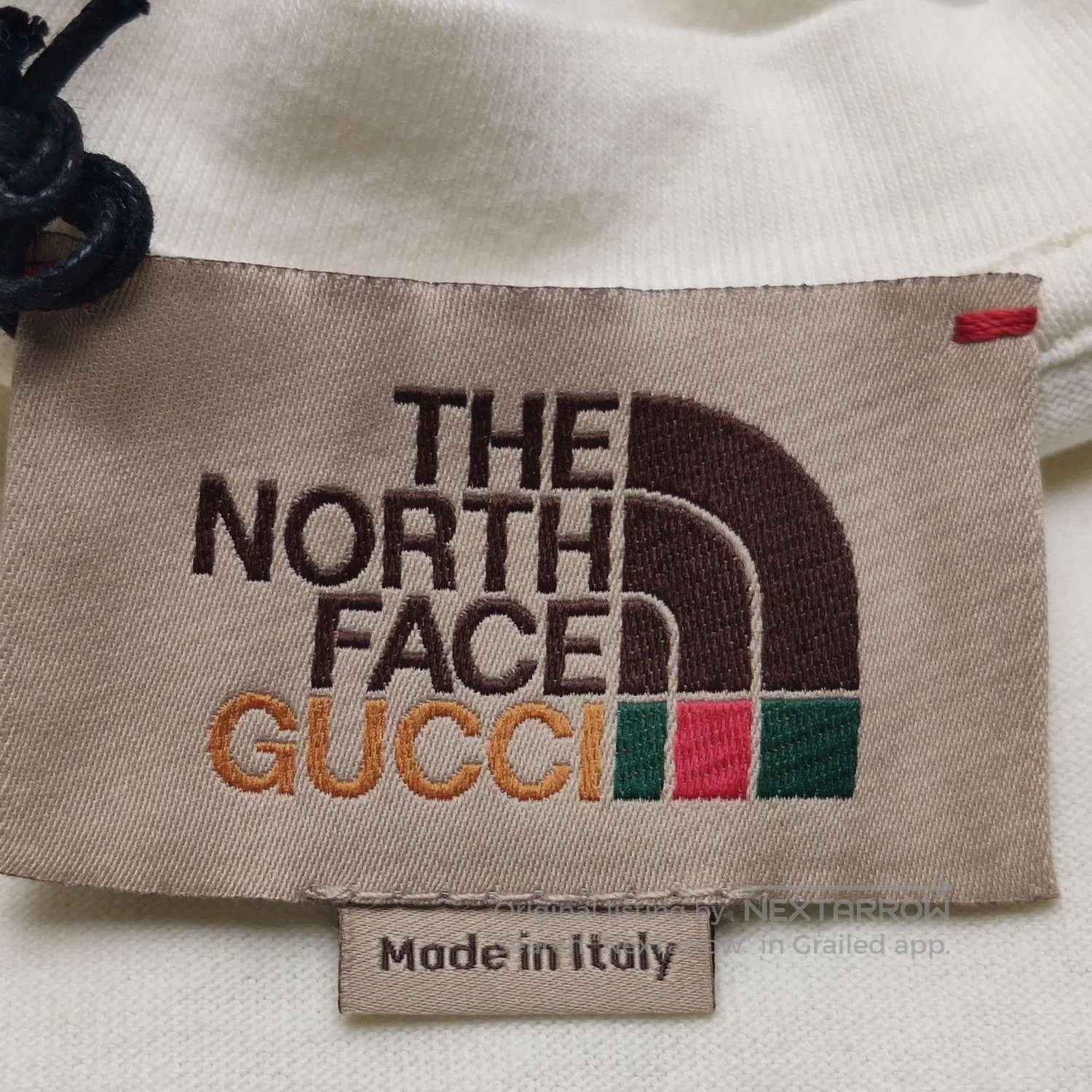 Gucci The North Face x Gucci Logo Print Cream T. Size US XXL / EU 58 / 5 - 2 Thumbnail