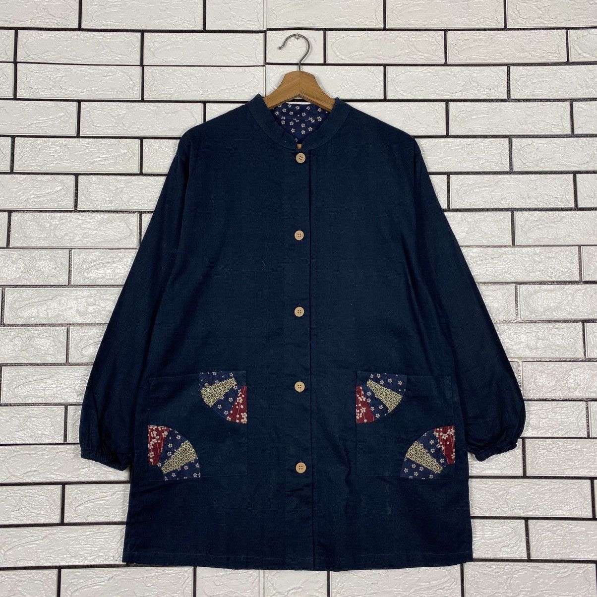 Japanese Brand 📌Vintage Indigo Kimono Japan Cardigan Jacket Issey Miyake Size US M / EU 48-50 / 2 - 2 Thumbnail