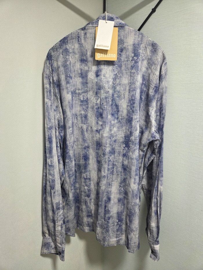 John Galliano john Galliano stripe shirt Size US M / EU 48-50 / 2 - 6 Thumbnail