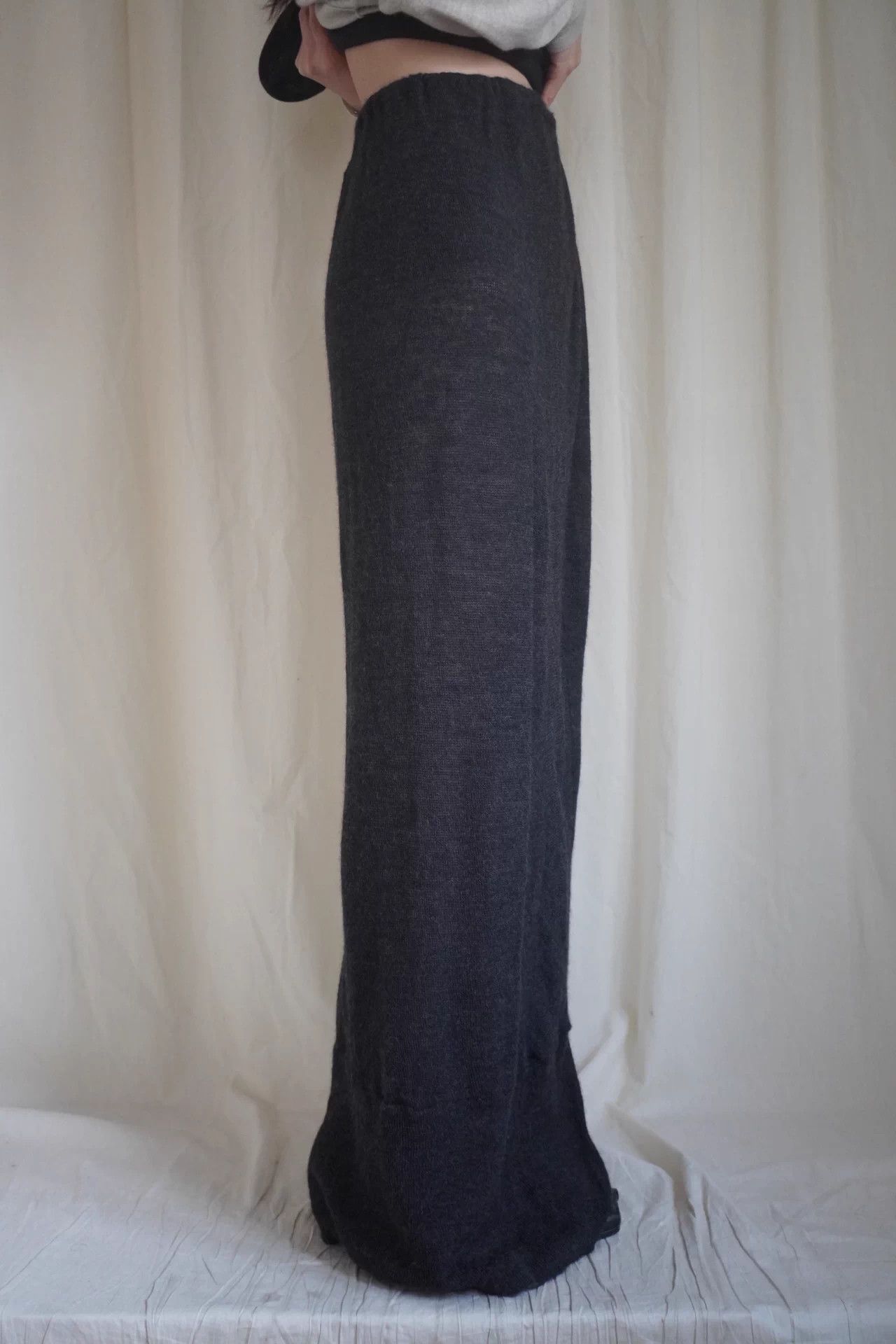 Y's Y's Yohji Yamamoto women multi-wear wool maxi dress gray SZ3 Size L / US 10 / IT 46 - 4 Thumbnail