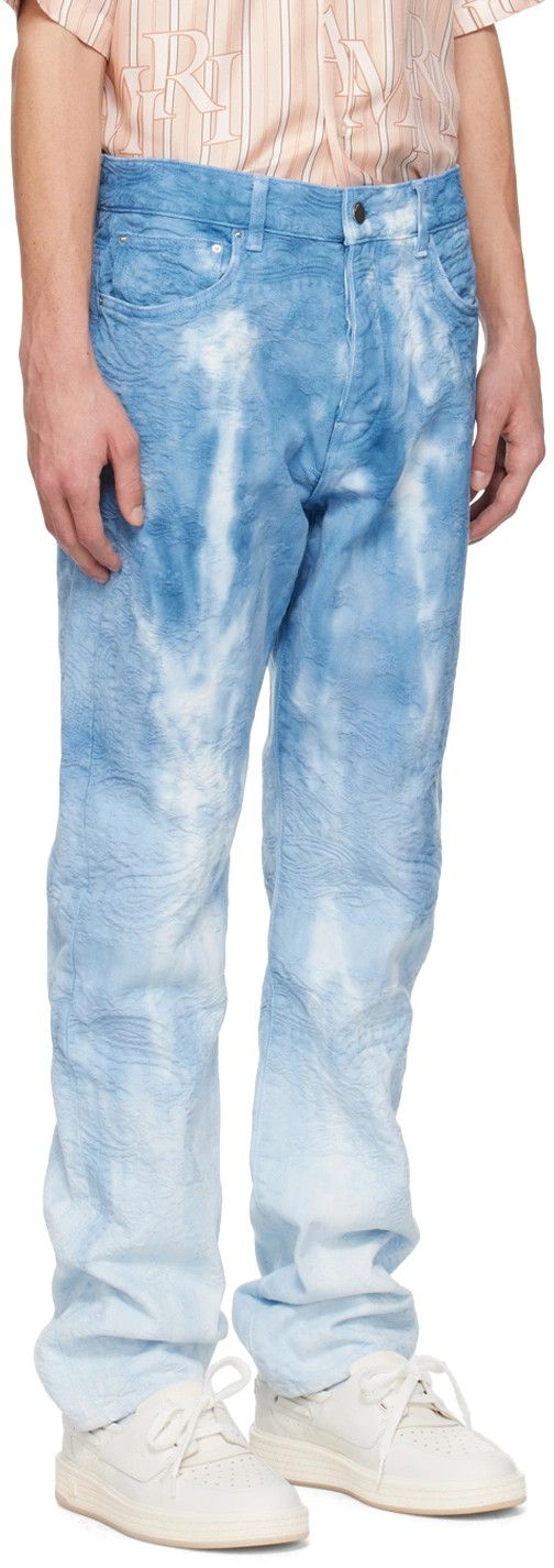 Amiri o1s1wg110425 Tie-Dye Jeans in Blue Size US 36 / EU 52 - 2 Thumbnail