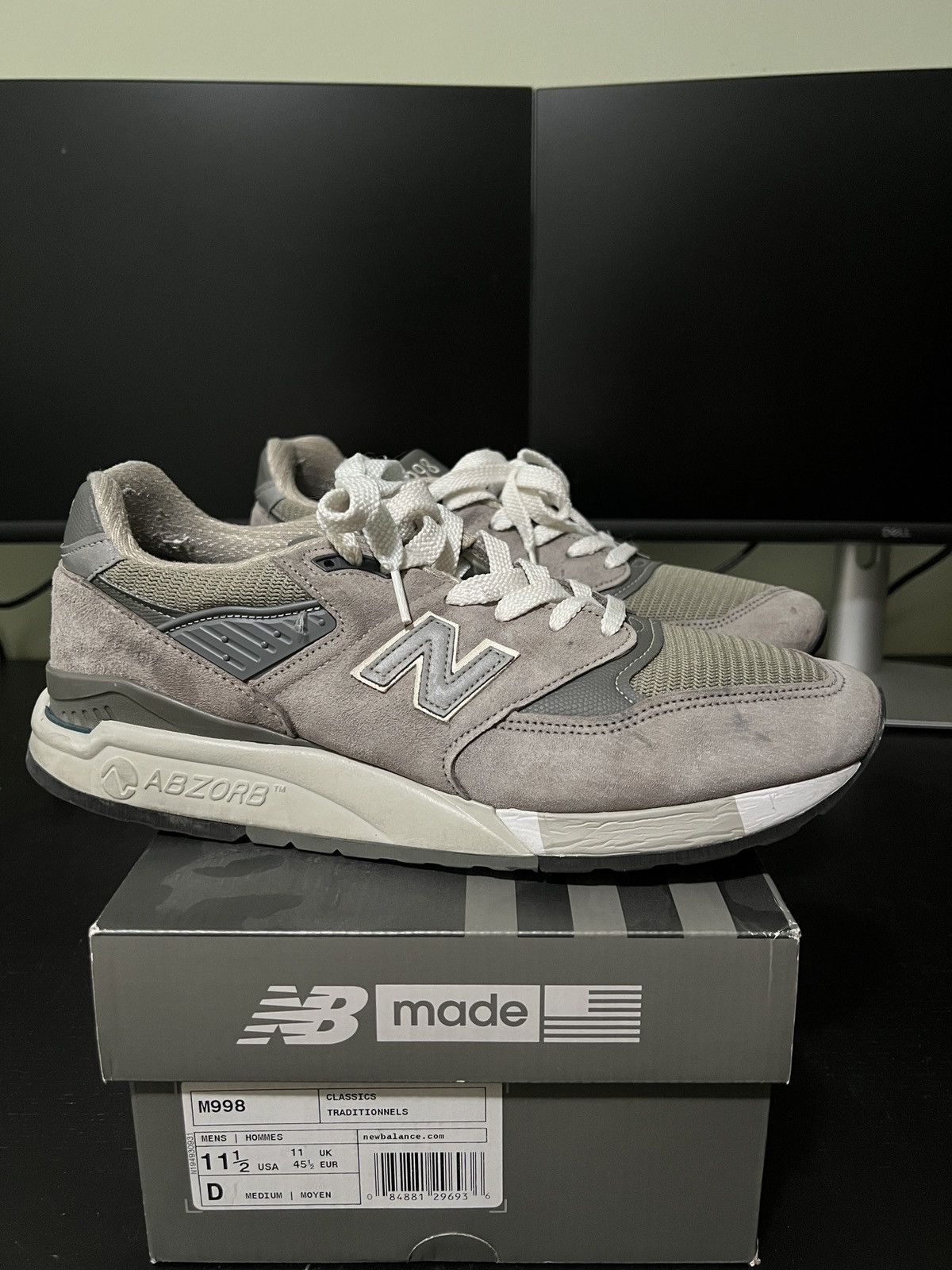 New Balance New Balance M998 Size US 11.5 / EU 44-45 - 1 Thumbnail