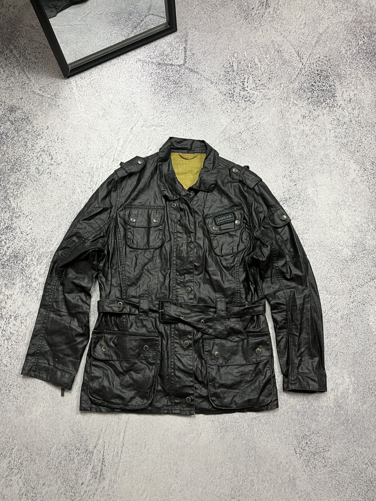 Barbour Vintage Barbour International Duralinen Women’s Jacket Rare Size XL / US 12-14 / IT 48-50 - 2 Thumbnail