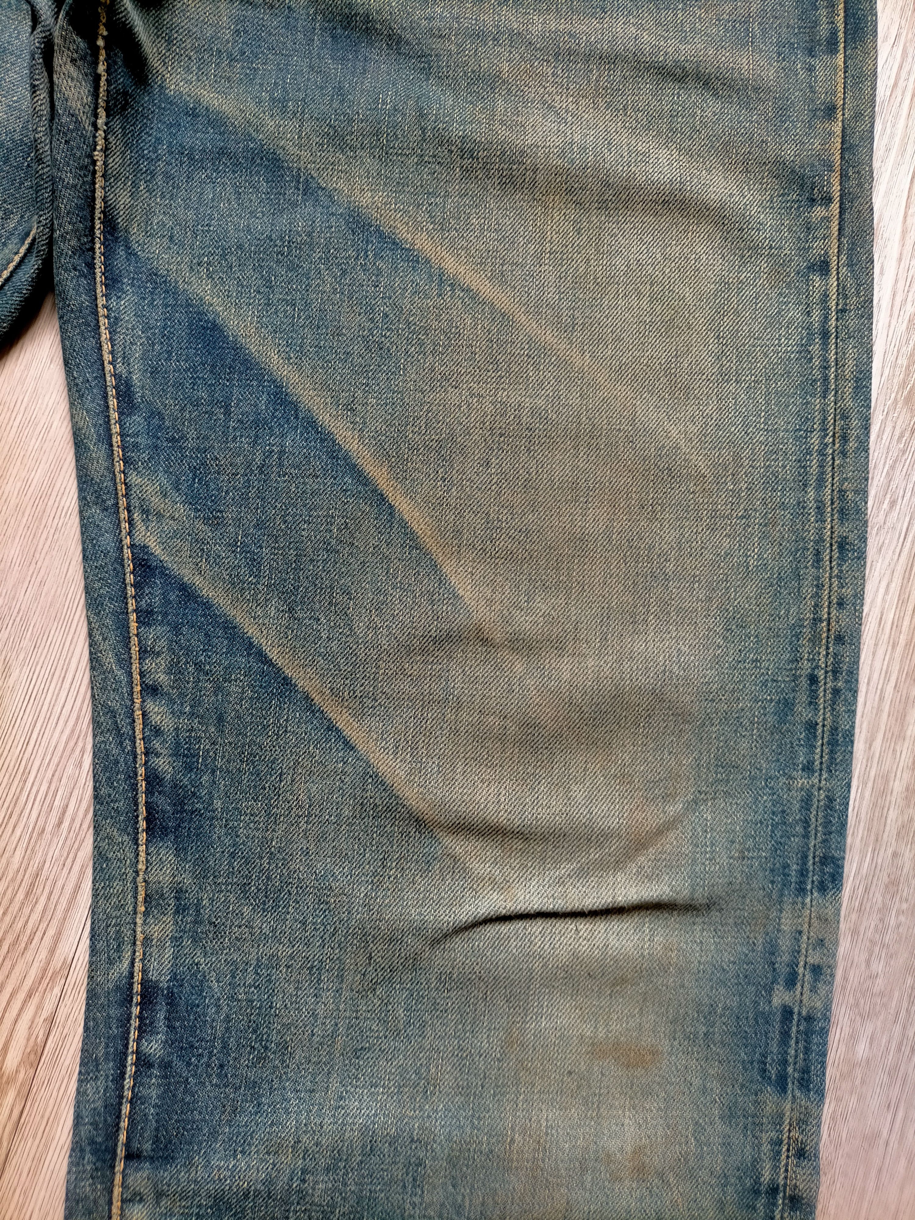 Evisu Vintage Evis Distressed selvedge Denim Size US 30 / EU 46 - 8 Thumbnail