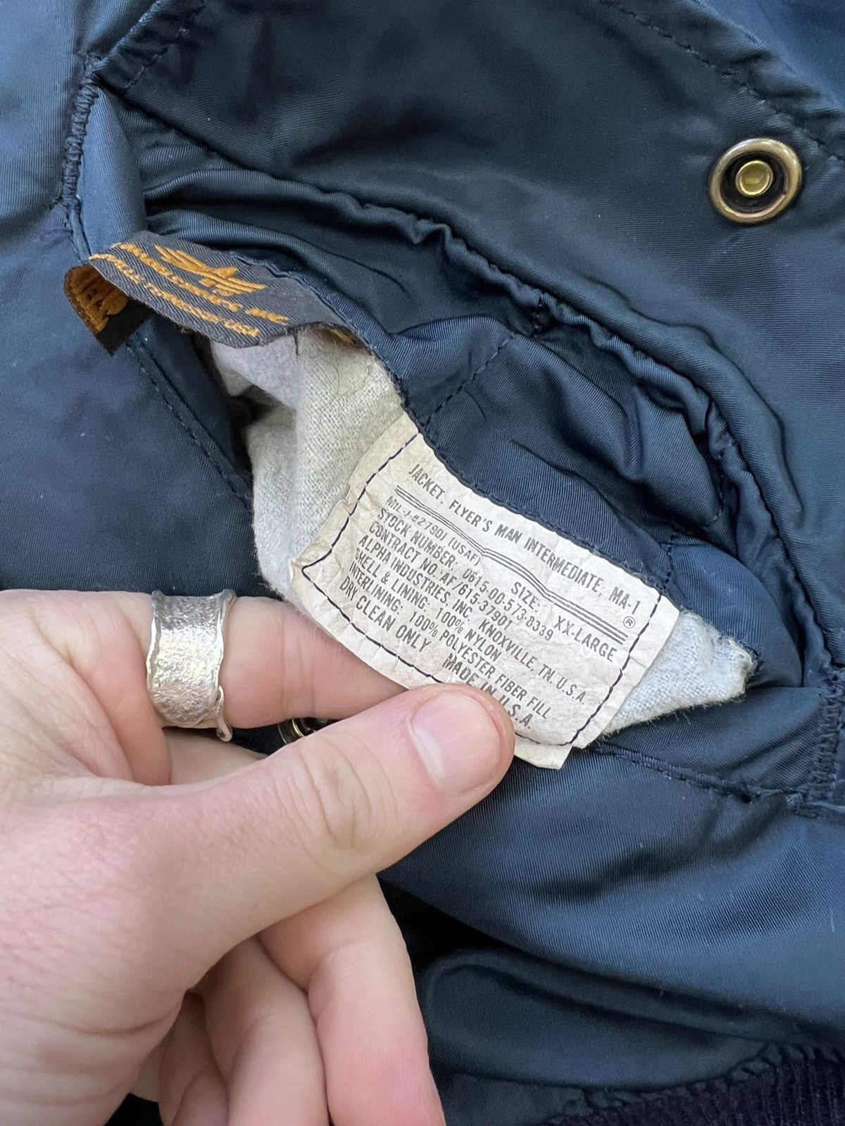 Alpha Industries Vintage KANYE WEST STYLE Alpha Industries Bomber Jacket Size US L / EU 52-54 / 3 - 8 Thumbnail