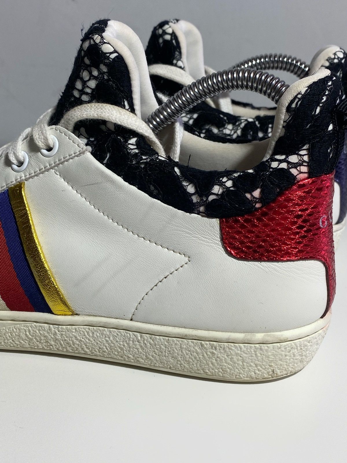 Gucci Gucci Women’s Ace Leather Trainers Size US 7 / IT 37 - 7 Thumbnail