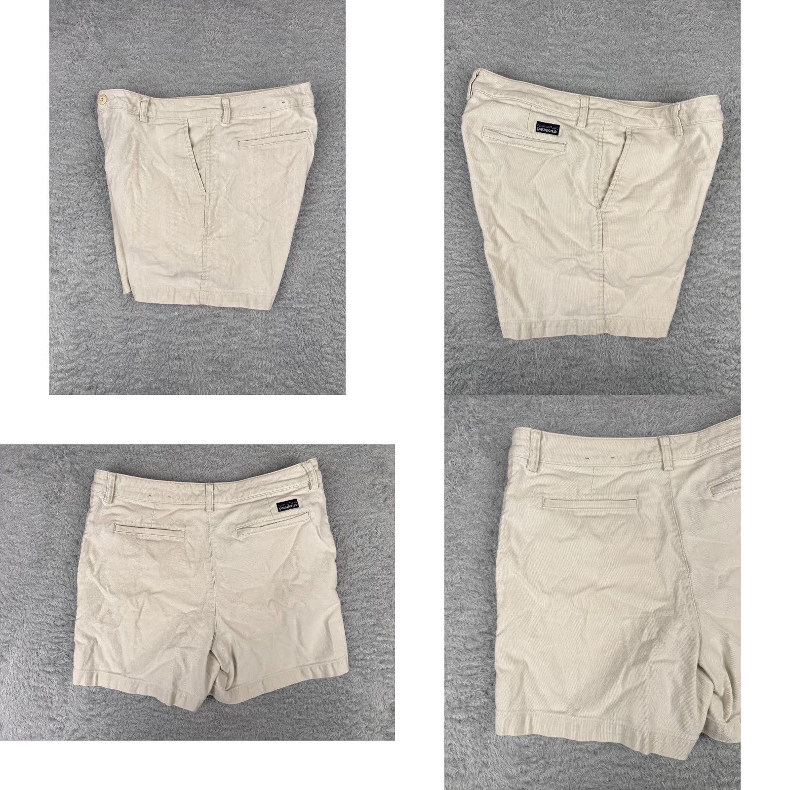 Patagonia VINTAGE Patagonia Shorts Womens 10 Beige Cotton Twill Chino Casual 30x5 57400 Size 32" / US 10 / IT 46 - 9 Thumbnail