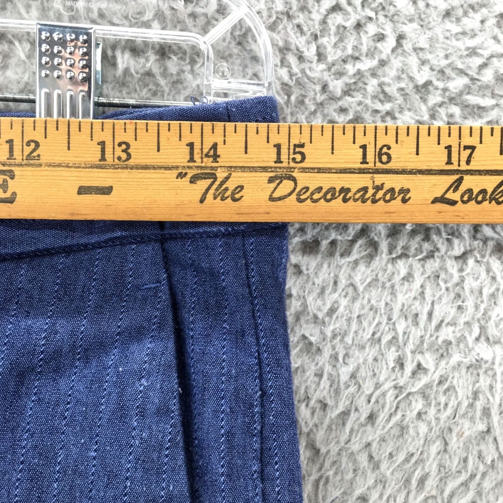 Banana Republic Banana Republic Avery Paperbag Trouser Pants Womens 0P Blue Mid Rise Zip Fly Pants Boys? Size 25" / US 0 / IT 36 - 5 Thumbnail