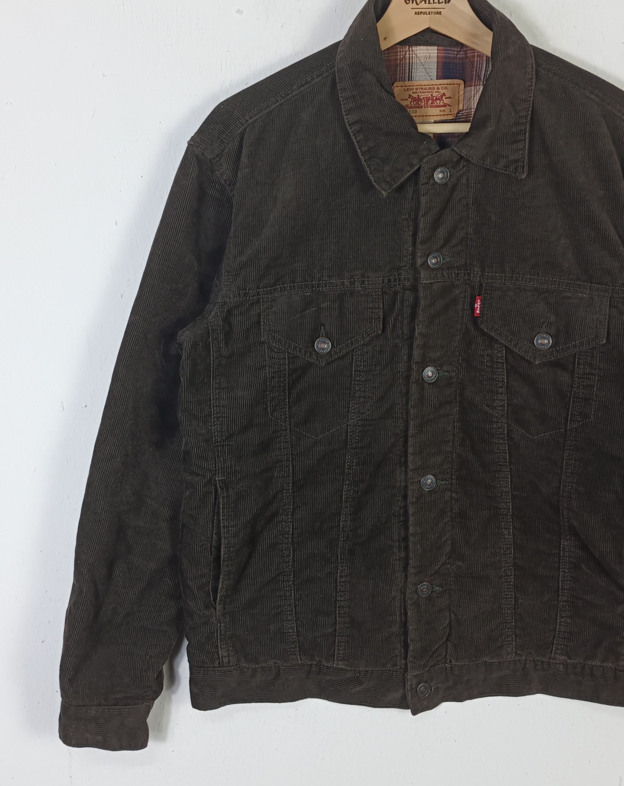 Levi's Levi's Corduroy Men Jacket Size US L / EU 52-54 / 3 - 5 Thumbnail