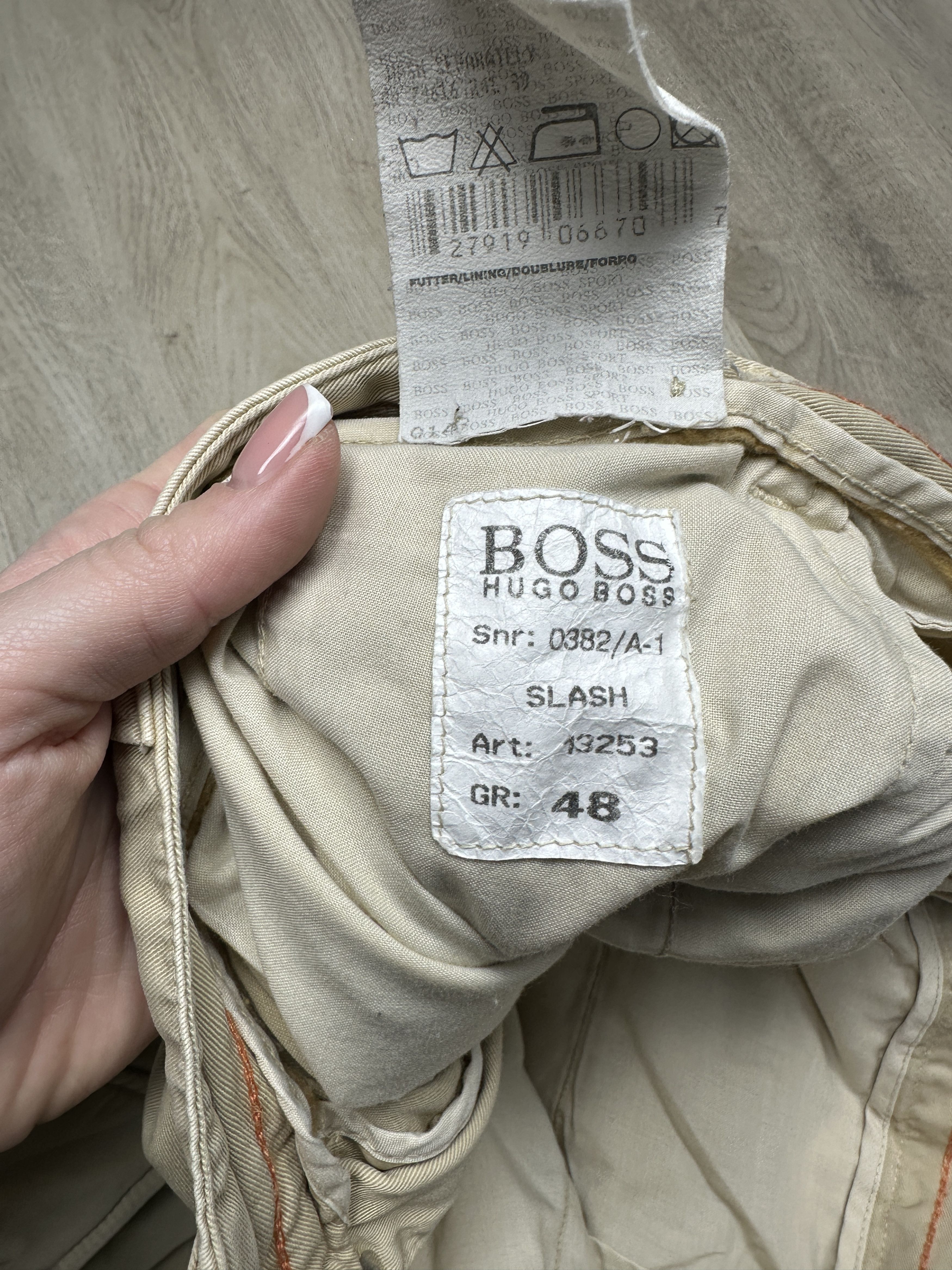 Hugo Boss × Vintage Hugo Boss Vintage Mens Cargo Pants Size US 32 / EU 48 - 6 Thumbnail