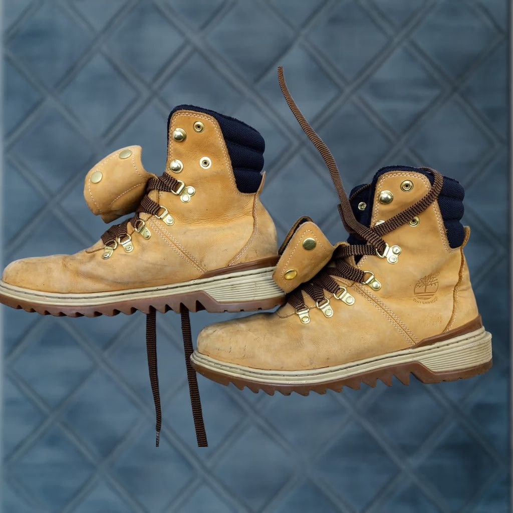 Timberland Timberland Combat Boots Mens 9 43 Brown Nubuck Insulated Ankle Work 9957R Size US 9 / EU 42 - 1 Thumbnail
