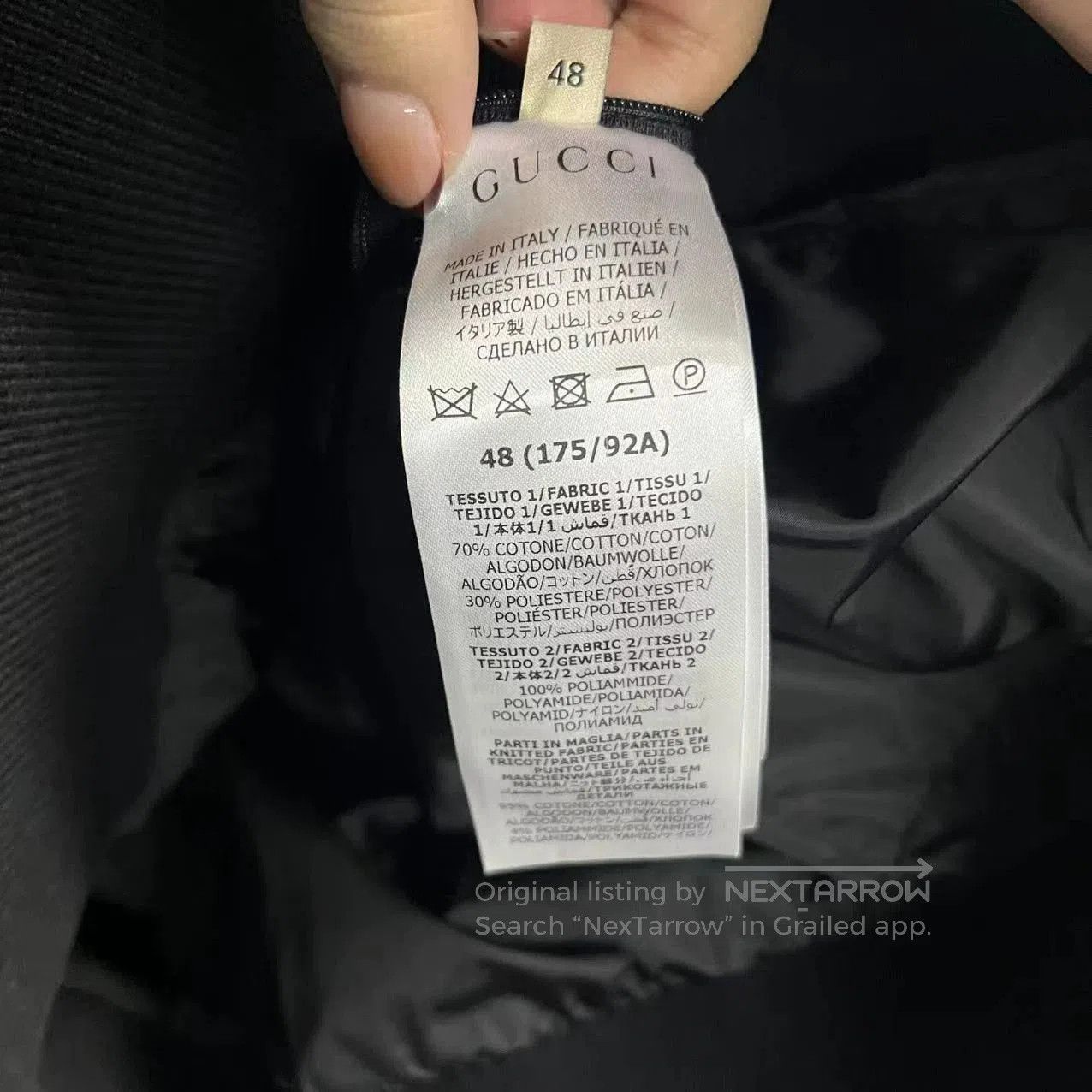 Gucci Gucci Black GG Logo Full Print Canvas Jacket. Size US M / EU 48-50 / 2 - 3 Thumbnail