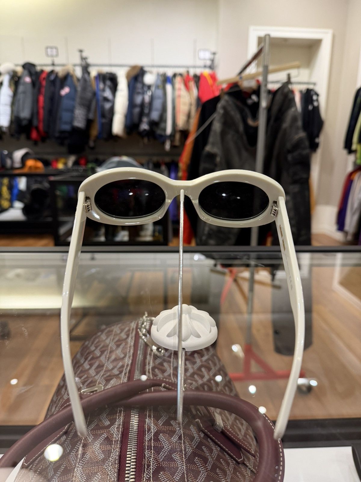 Celine Celine Oval Sunglasses (CL40194U) - Ivory Size ONE SIZE - 6 Thumbnail