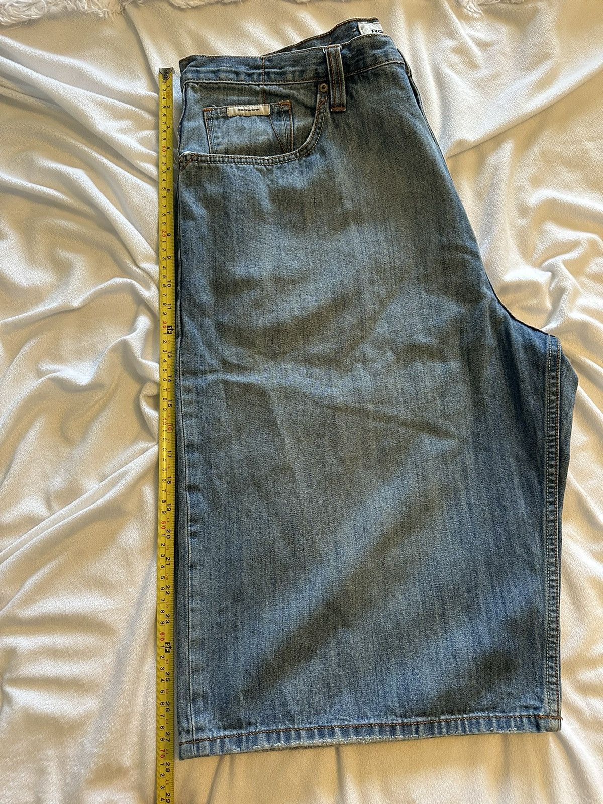 Rocawear × Vintage VTG Rocawear Denim Shorts Mens Blue-40x14 Size US 40 / EU 56 - 6 Thumbnail
