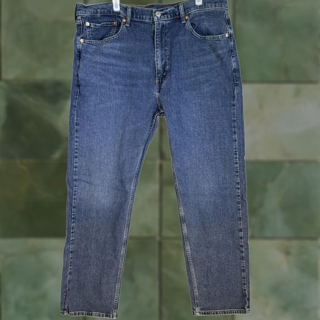 Levi's VINTAGE Levis 505 Jeans Mens 38x32 Blue Stretch Straight Leg Denim Medium Wash Pants Size US 38 / EU 54 - 1 Thumbnail
