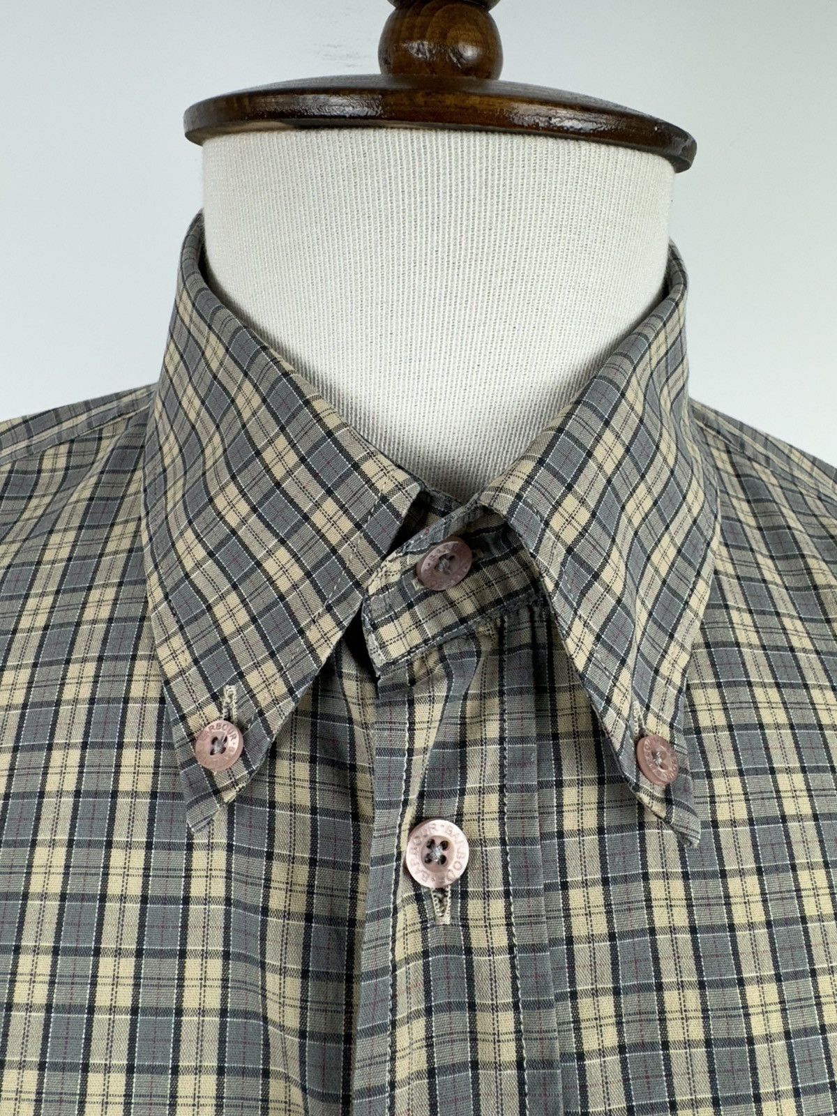 Barbour Men’s Vintage Barbour Long Sleeve Button Down Shirt size XL Size US XL / EU 56 / 4 - 3 Thumbnail