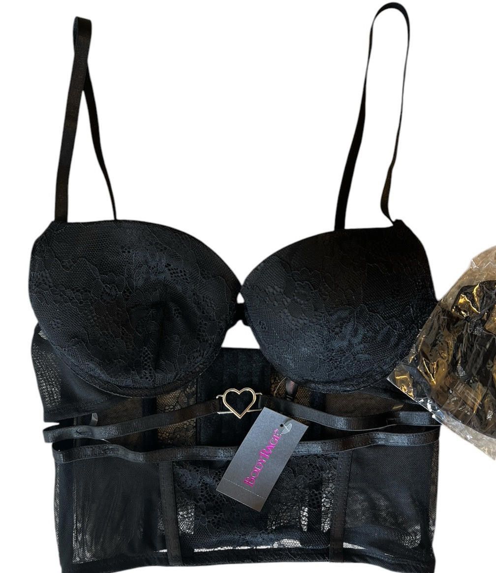 Designer Body Rage Bra Adult Medium Black Size ONE SIZE - 1 Thumbnail