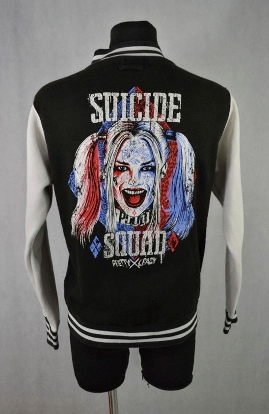 DC Comics × Vintage Vintage 2016 Suicide Squad Harley Quinn Bomber Jacket M Size US M / EU 48-50 / 2 - 1 Thumbnail