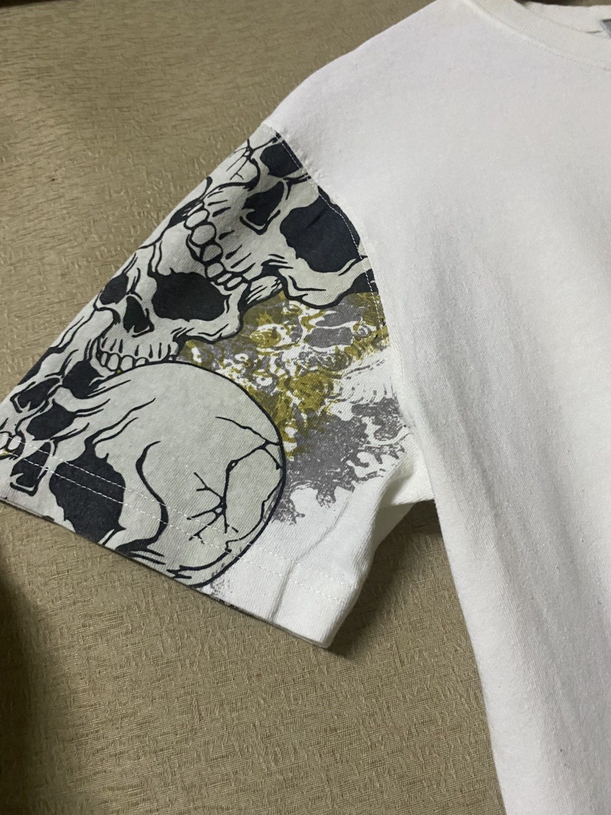Japanese Brand KARAKURI TAMASHII GENERATION Skull Sukajan Japan Tshirt Size US M / EU 48-50 / 2 - 4 Thumbnail