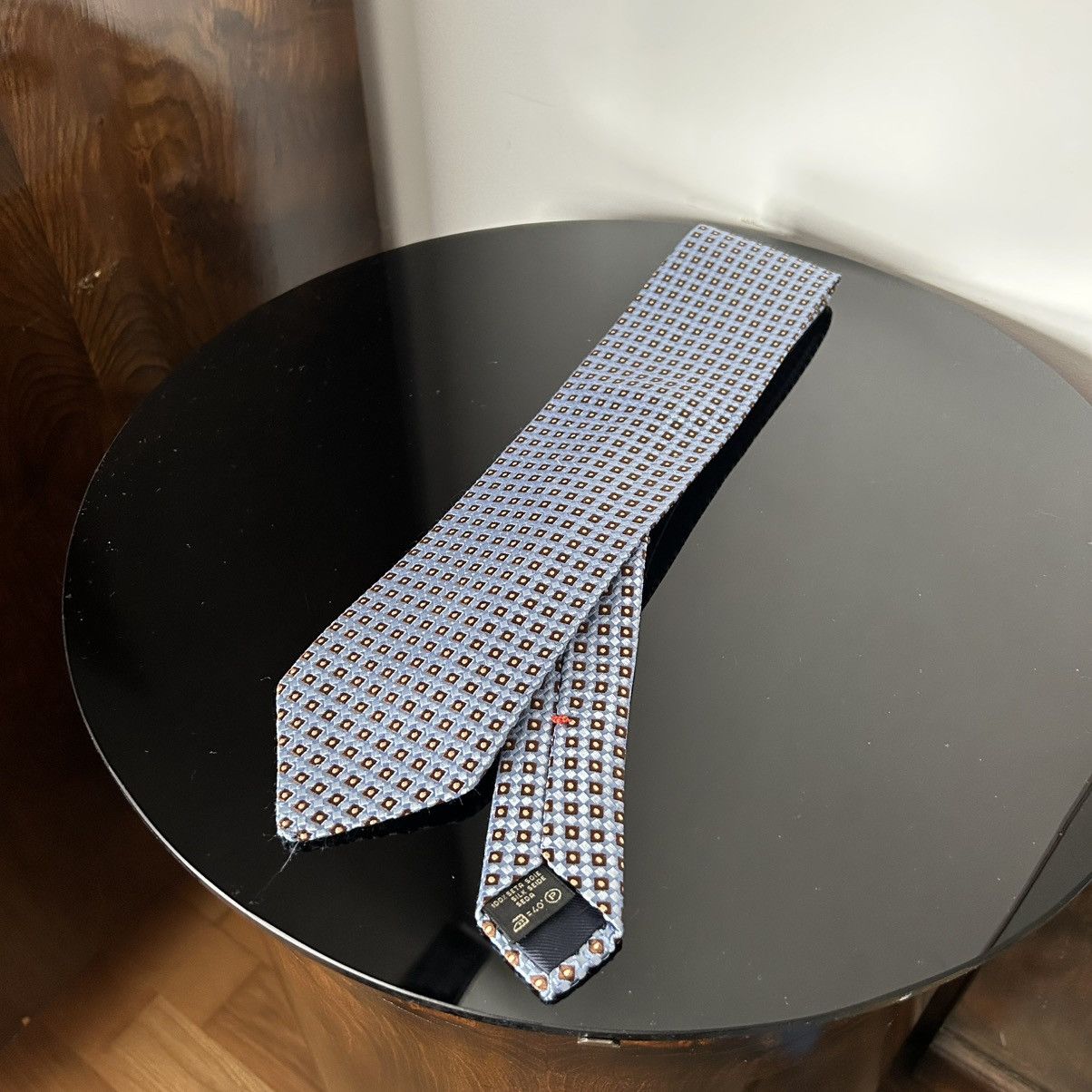 Designer × Ermenegildo Zegna Ermenegildo Zegna tie silk baby blue Size ONE SIZE - 1 Thumbnail
