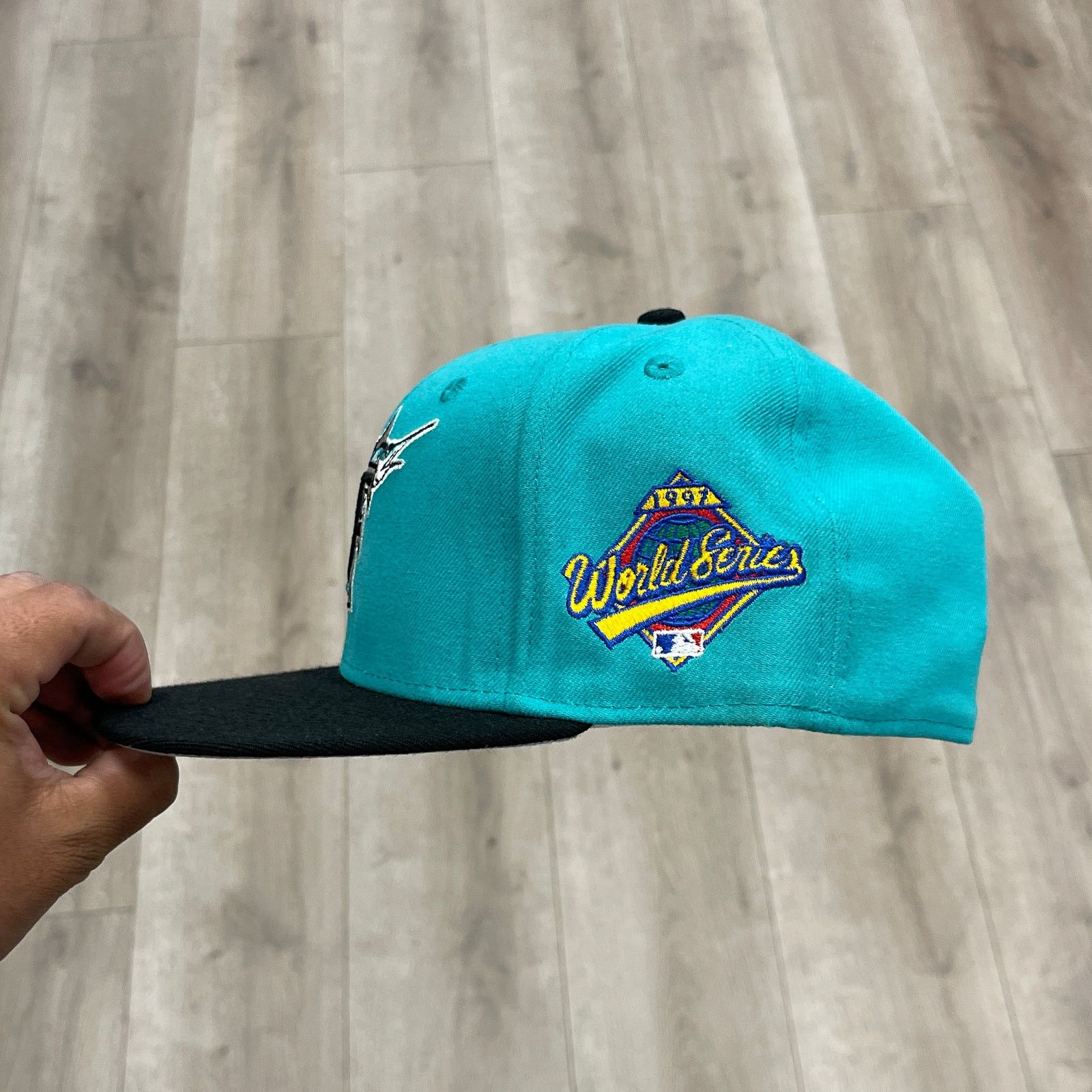 New Era New Era 59FIFTY Florida Marlins Fitted Hat Cap Size 7 1/4 Size ONE SIZE - 4 Thumbnail