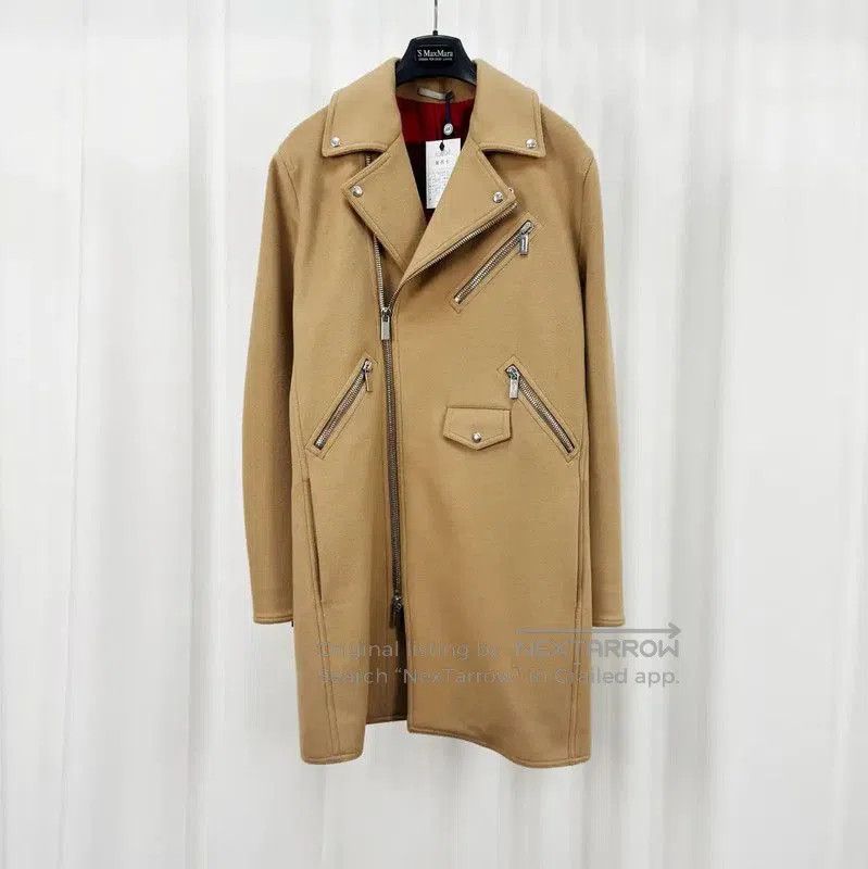 Dior Dior Camel Wool Logo Mid-Length Coat . Size US M / EU 48-50 / 2 - 1 Thumbnail