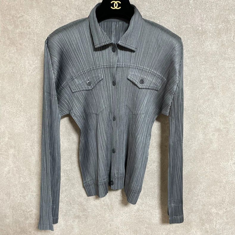 Issey Miyake Issey Miyake PP Denim-style Jacket - dmc Size US M / EU 48-50 / 2 - 1 Thumbnail