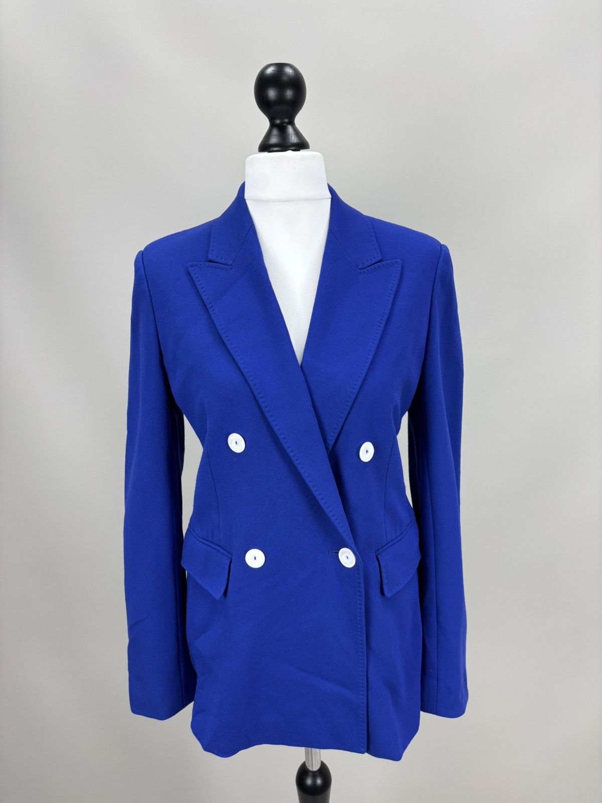 Max Mara Womens blazer Max Mara Size 10 Color Blue Size L / US 10 / IT 46 - 2 Thumbnail