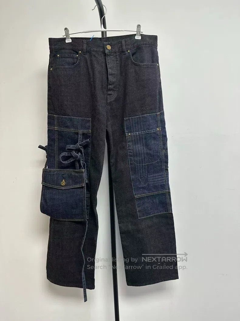 Louis Vuitton Louis Vuitton Bow made old ripped jeans Size US 30 / EU 46 - 1 Thumbnail