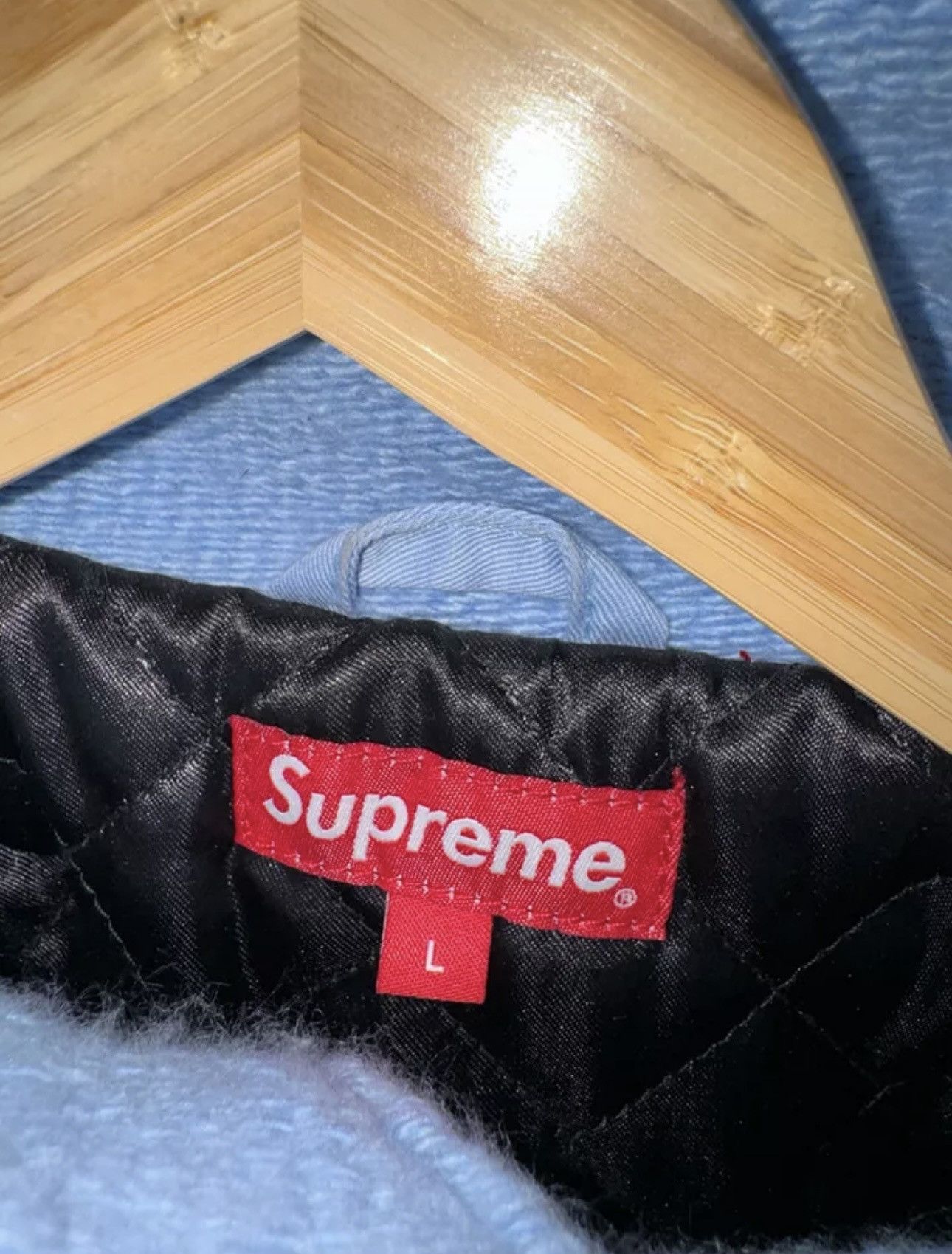 Supreme SUPREME TLAXCALA BLANKET JACKET BLUE Large FW20 RARE Flaws Size US L / EU 52-54 / 3 - 3 Thumbnail