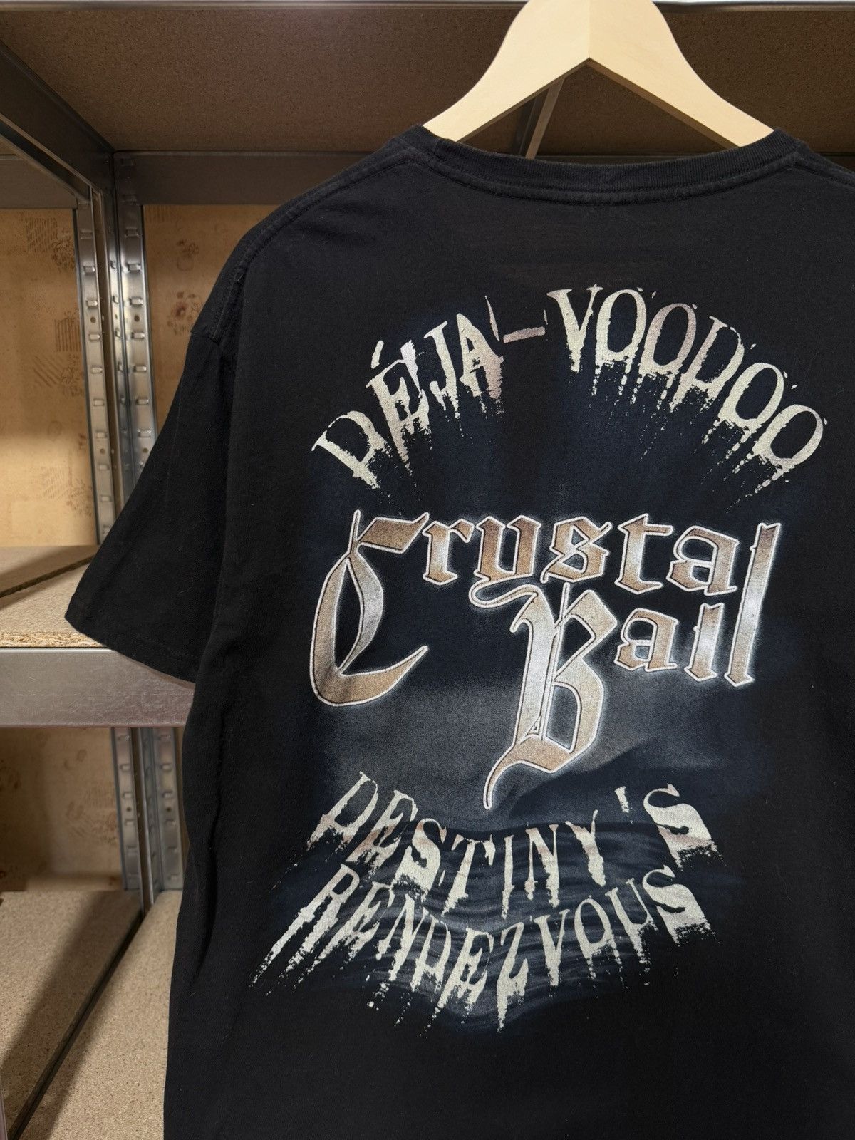Band Tees × Vintage Vintage 2016 Crystal Ball Deja-Voodoo Rock Band T-Shirt Y2K Size US XL / EU 56 / 4 - 4 Thumbnail