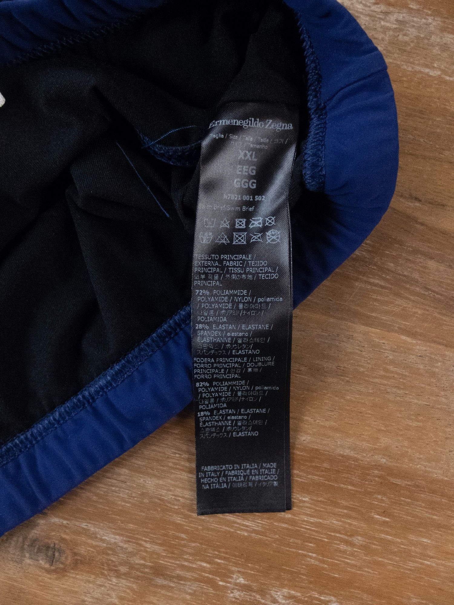 Ermenegildo Zegna ERMENEGILDO ZEGNA solid blue swim briefs speedos XXL Size US 38 / EU 54 - 4 Thumbnail