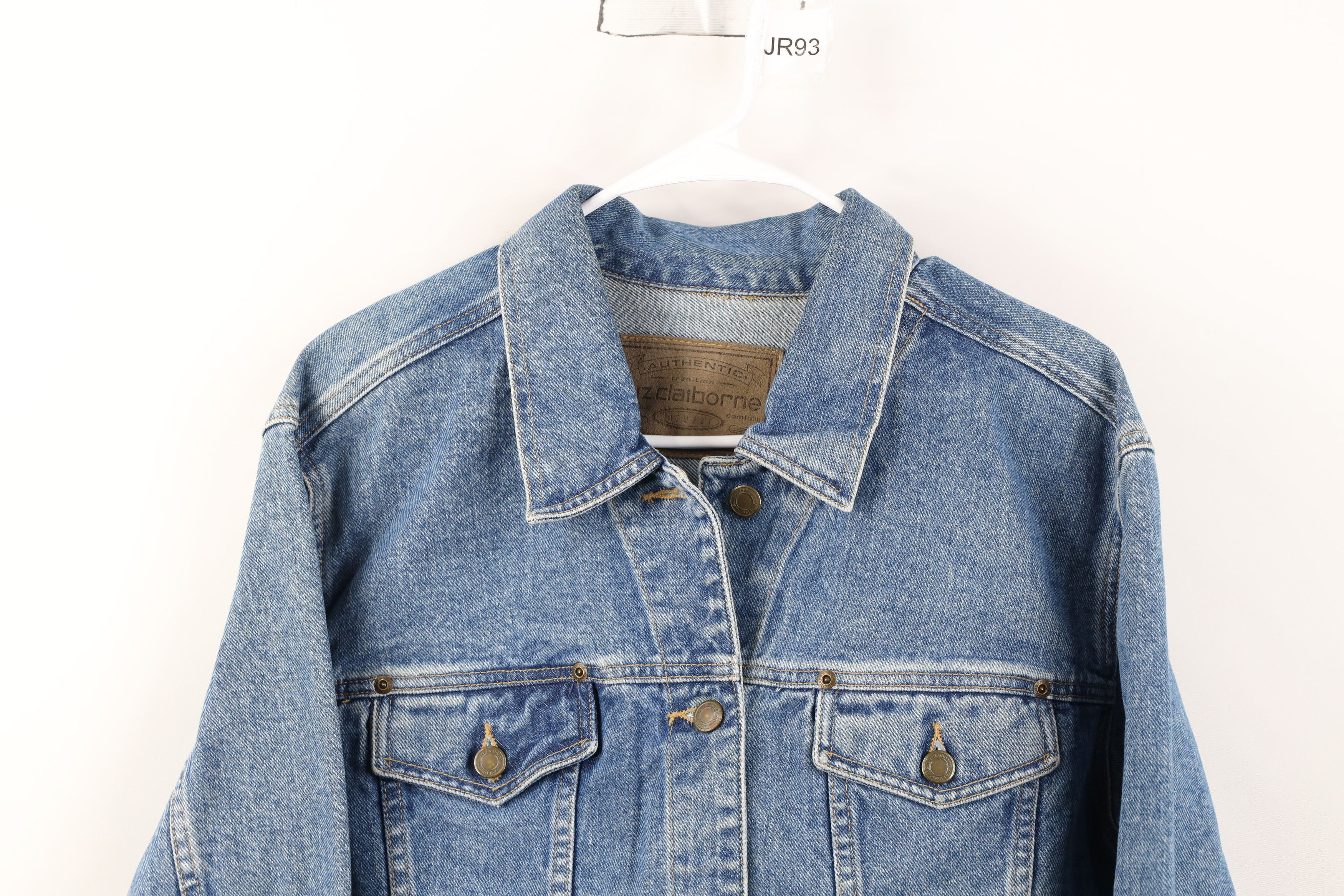 Vintage Vintage 90s Streetwear Babydoll Denim Jean Trucker Jacket Size L / US 10 / IT 46 - 2 Thumbnail