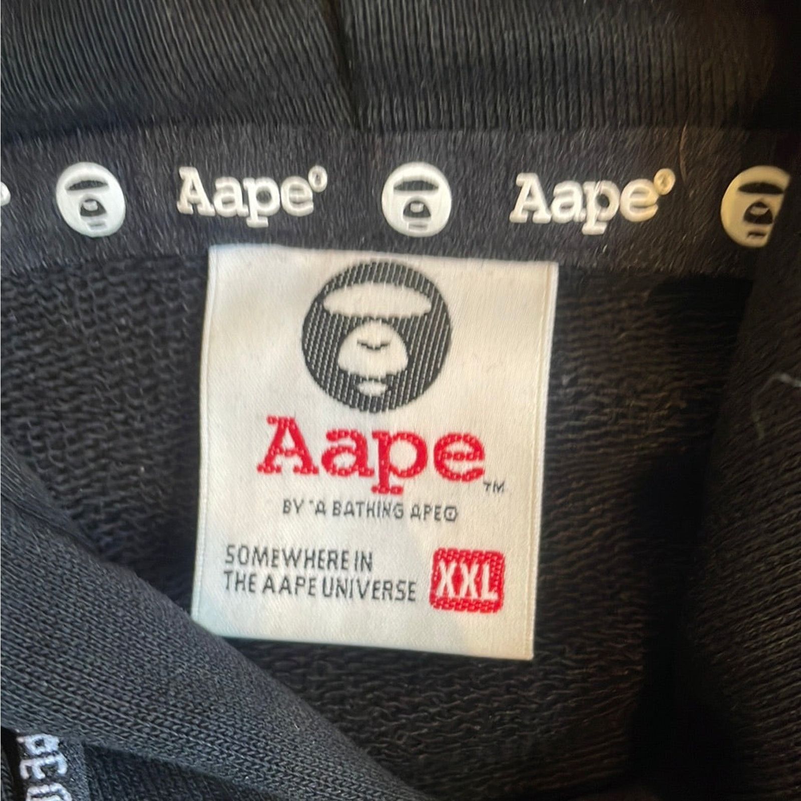 Aape × Bape Bape Somewhere In The Aape Universe Hoodie XXL Size US XXL / EU 58 / 5 - 7 Thumbnail