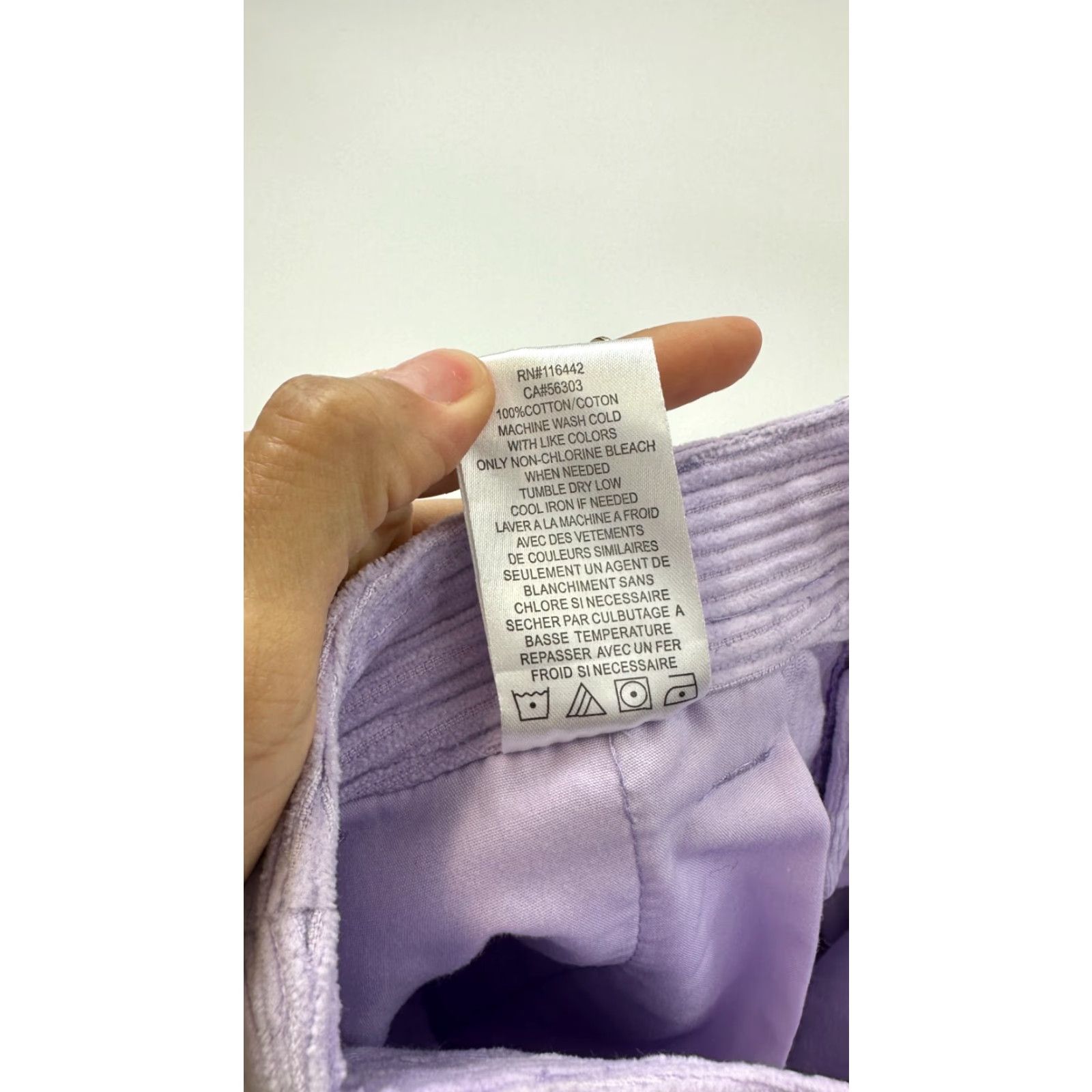 Vintage Paterson Shorts Mens 28 Purple Corduroy Casual Skater Pockets Flat Front Size US 28 / EU 44 - 6 Thumbnail