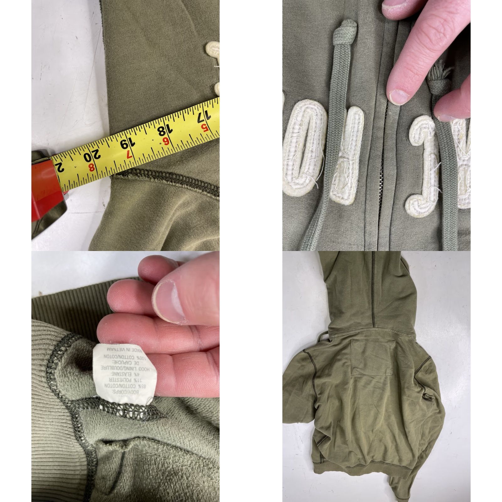 Abercrombie & Fitch VINTAGE Abercrombie & Fitch Green Zip Up Hoodie Sweatshirt Women’s Size S Short Description: Full Zip, Logo, Pockets Size S / US 4 / IT 40 - 8 Thumbnail