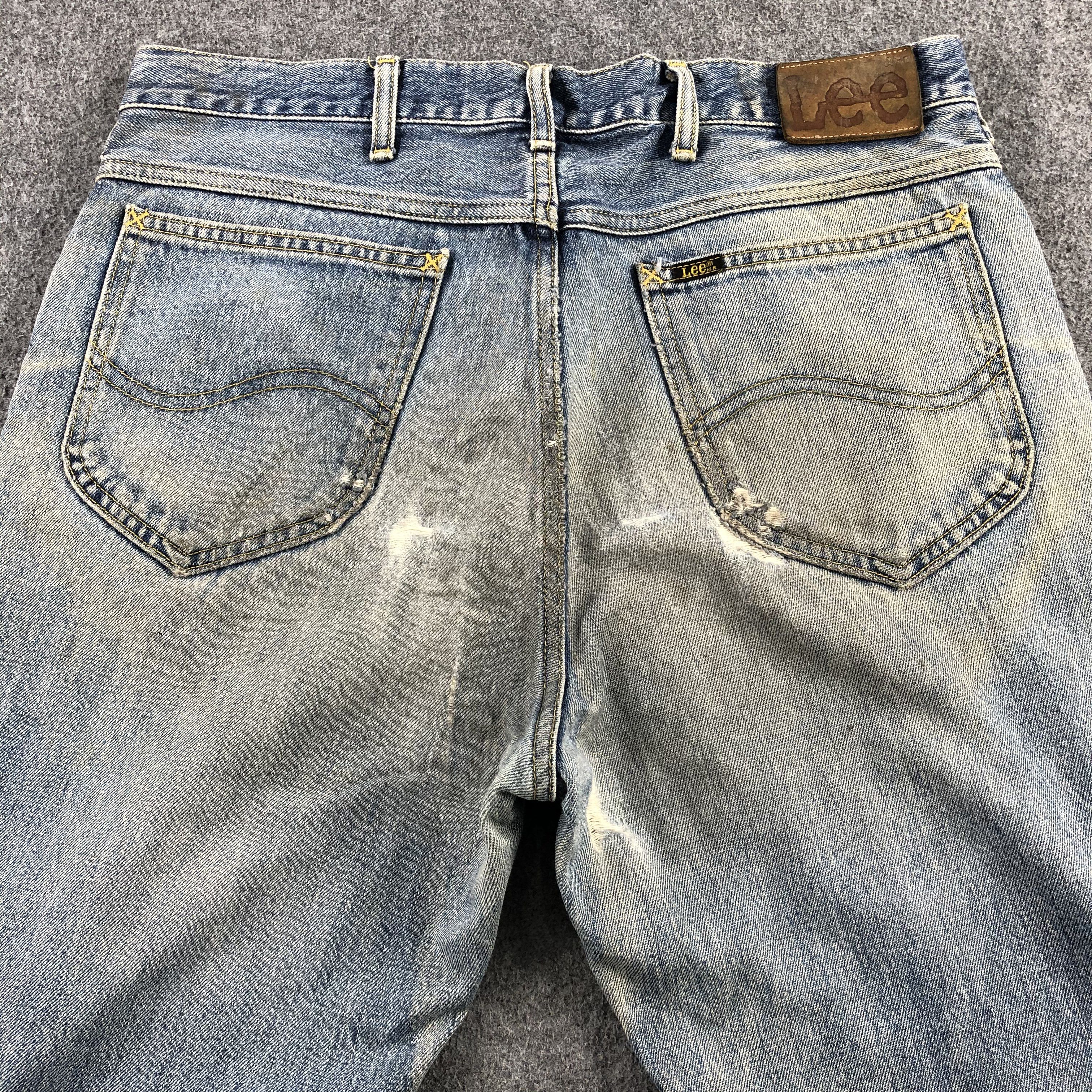 Lee Vintage Light Wash Lee Jeans-J1790 Size US 34 / EU 50 - 4 Thumbnail