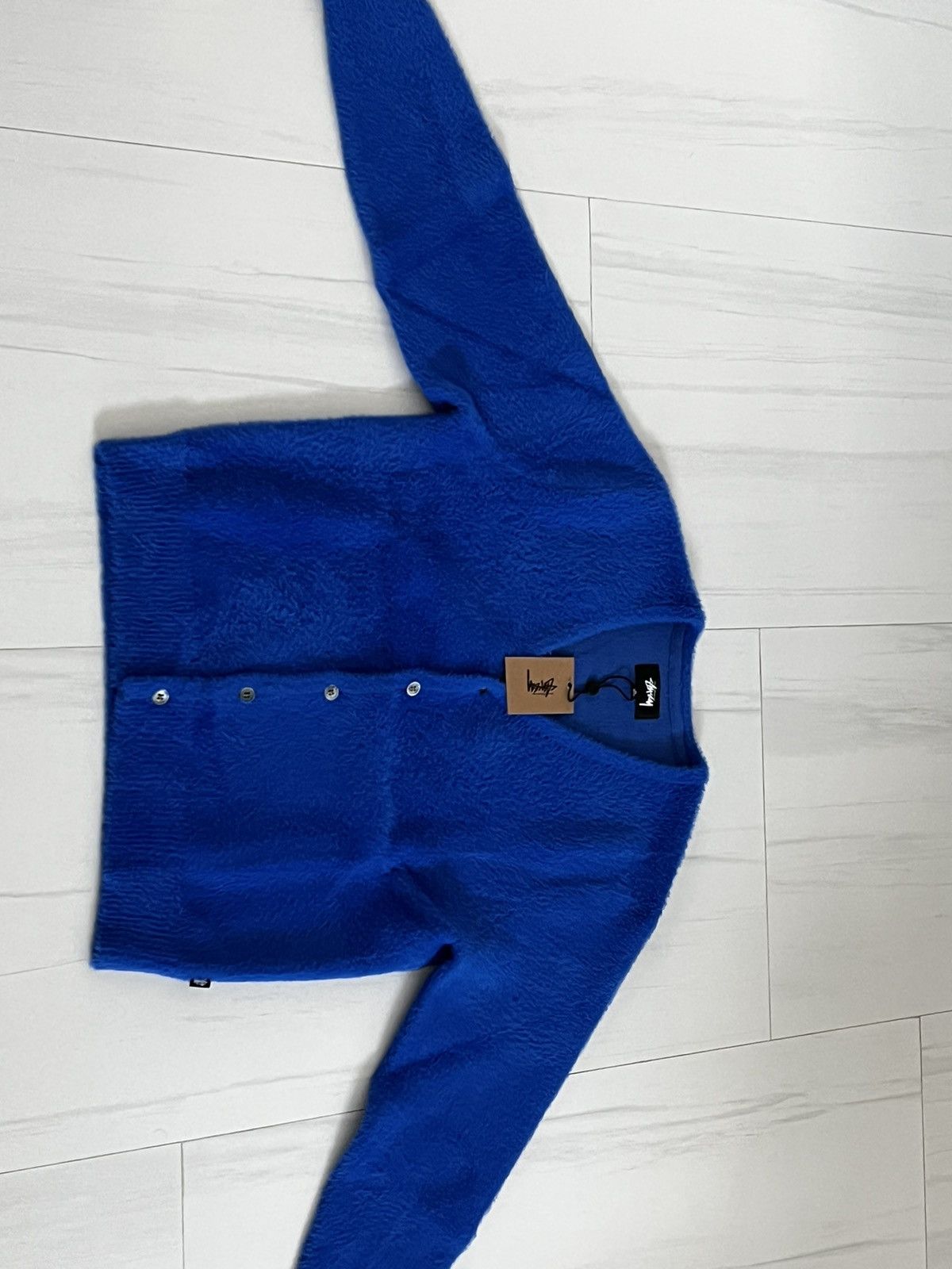 Stussy Shaggy Cardigan Size US M / EU 48-50 / 2 - 2 Thumbnail