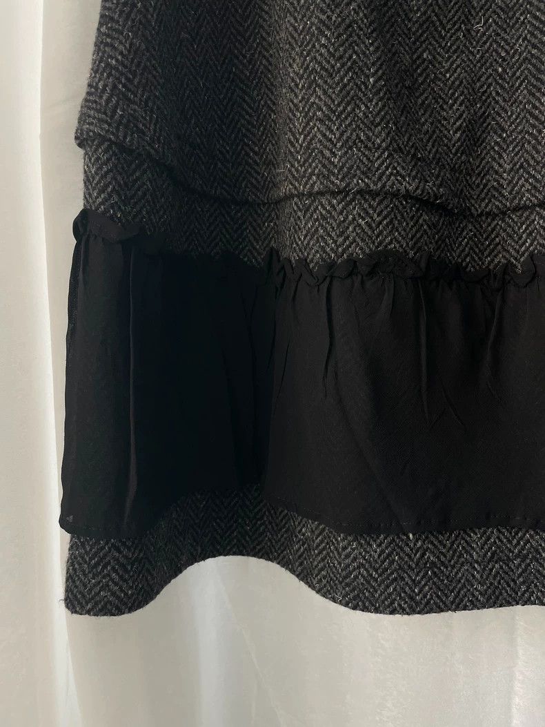 Comme des Garcons Comme des Garçons size s Medieval wool chiffon herringbon Size 25" / US 0 / IT 36 - 3 Thumbnail