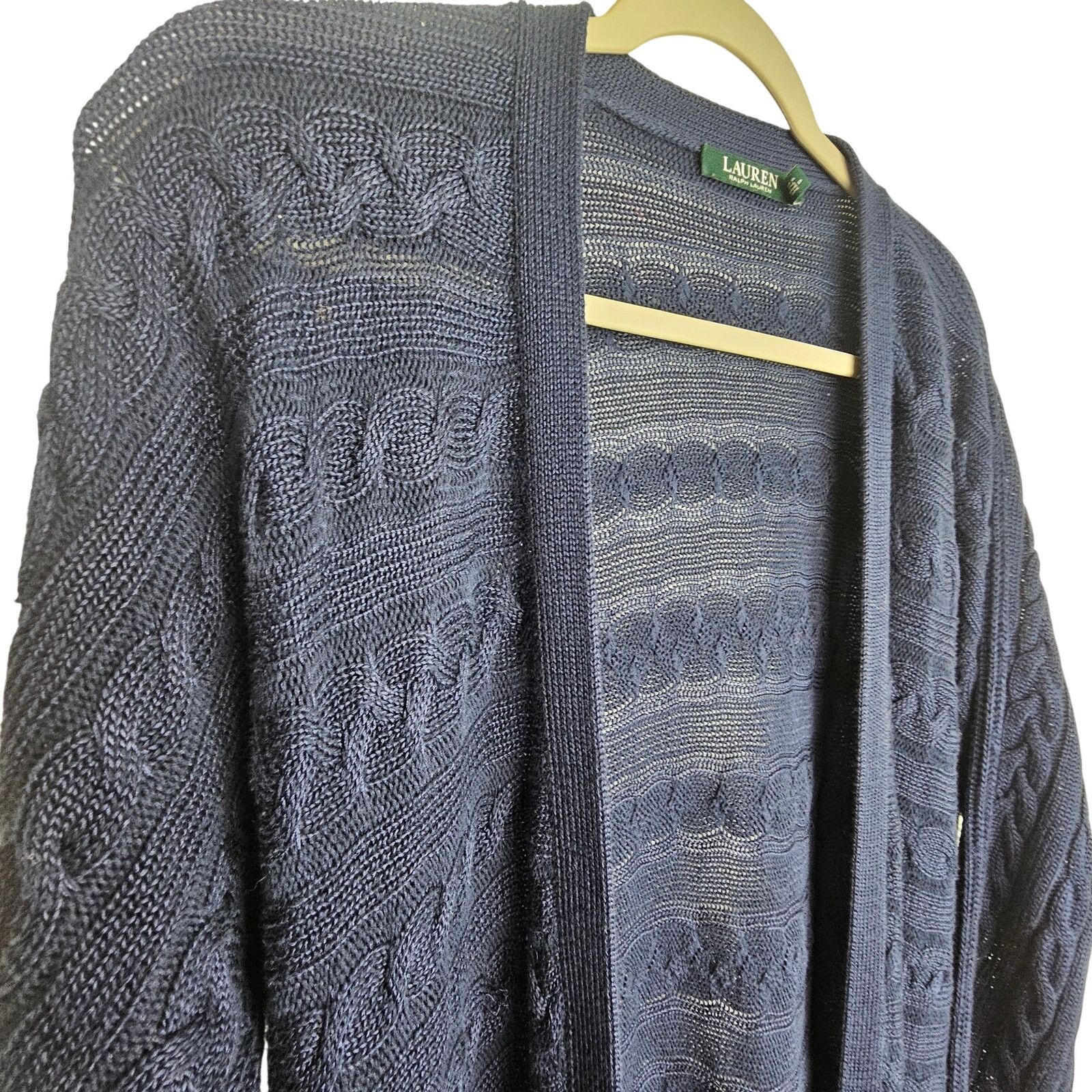 Lauren Ralph Lauren Lauren Ralph Lauren Women Cable Knit Cardigan Sweater S Open Size S / US 4 / IT 40 - 5 Thumbnail