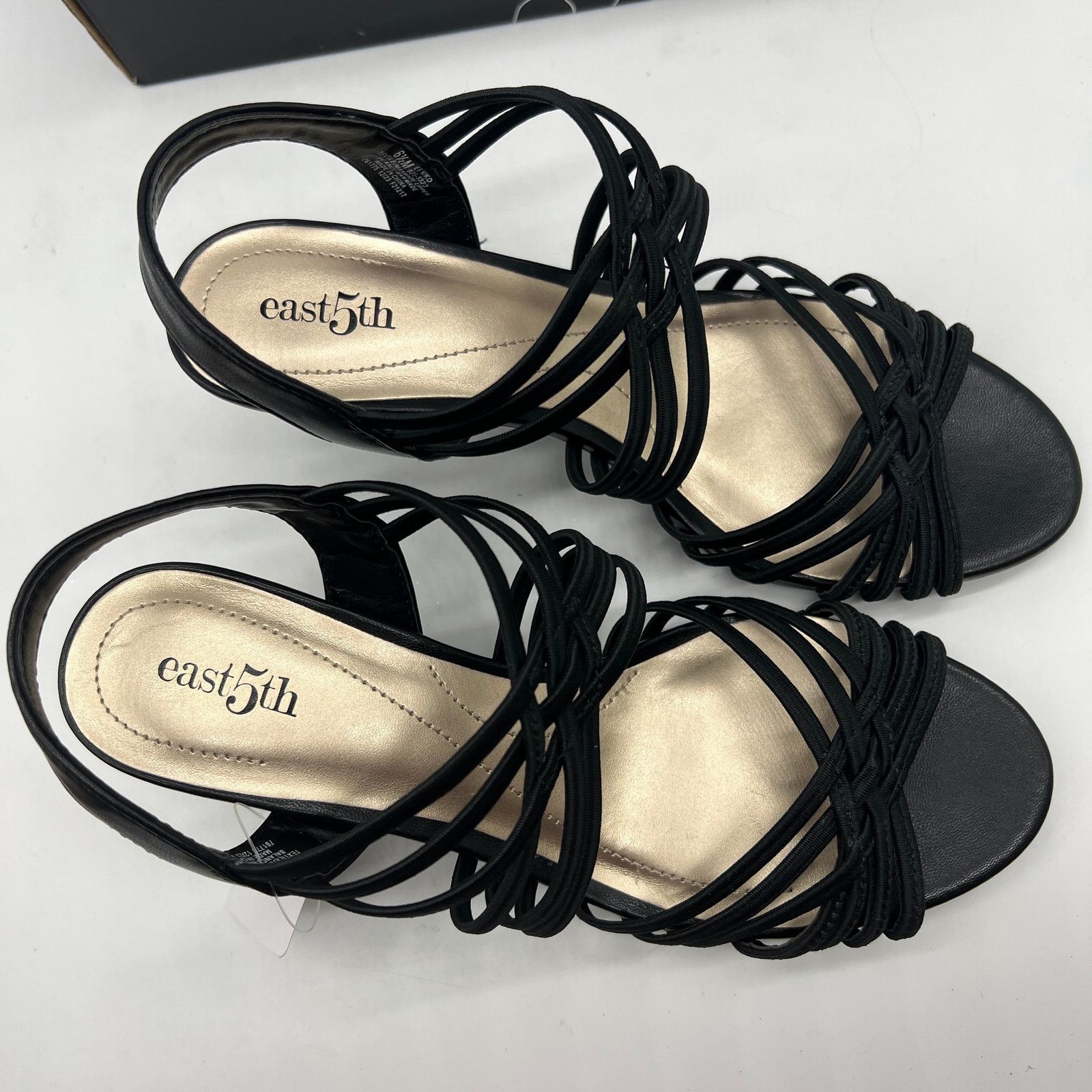 Other East 5th East Fifth Niko Women Shoes Heel Sandal Black Size US 6.5 / IT 36.5 - 5 Thumbnail