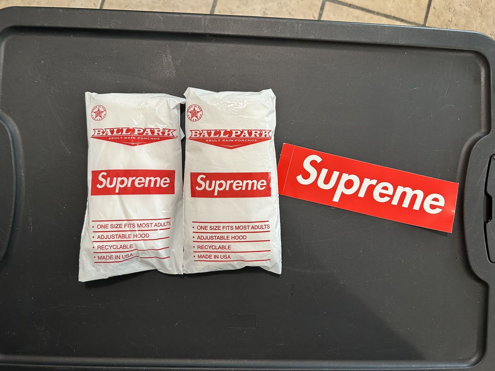 Supreme Supreme SS20 Ballpark Poncho Size ONE SIZE - 1 Thumbnail