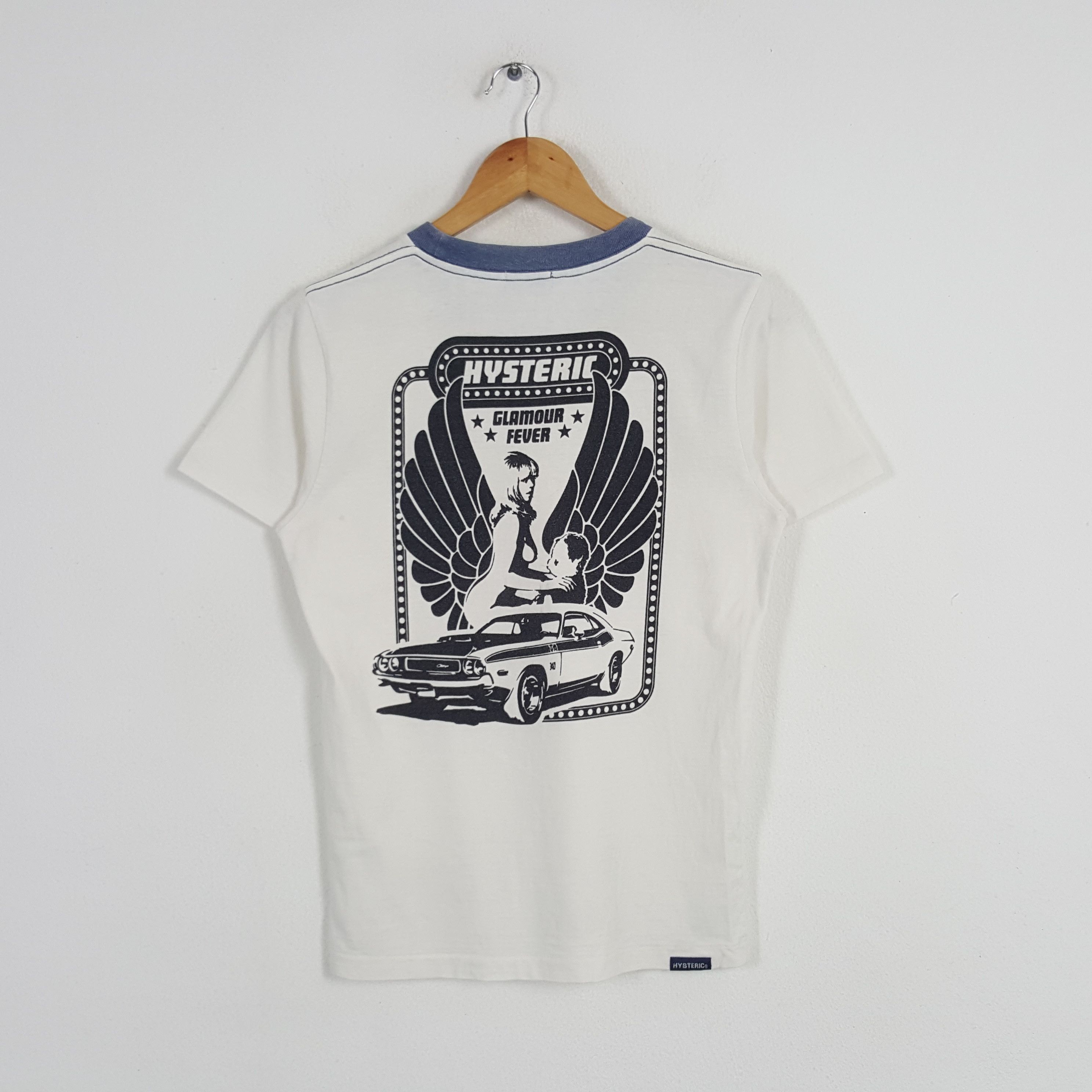 Hysteric Glamour Vintage Hysteric Glamour Fever Japanese Racing Parody Tshirt Size US S / EU 44-46 / 1 - 1 Thumbnail