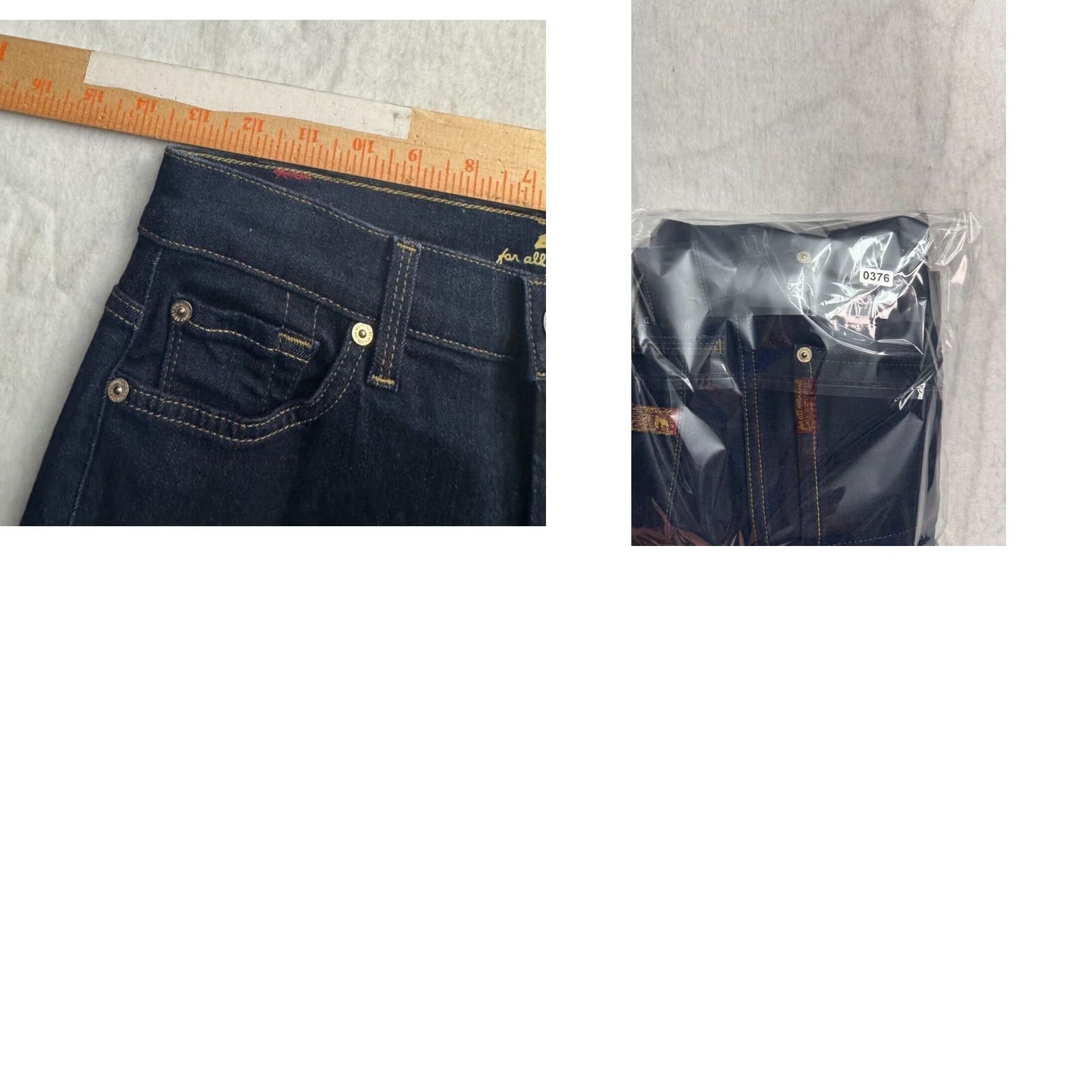 7 For All Mankind 7 For All Mankind The High Waist Ankle Skinny Denim Womens 26 Blue Dark Wash Jeans Slim 90s Bohemian MENSWOMENS Size ONE SIZE - 9 Thumbnail