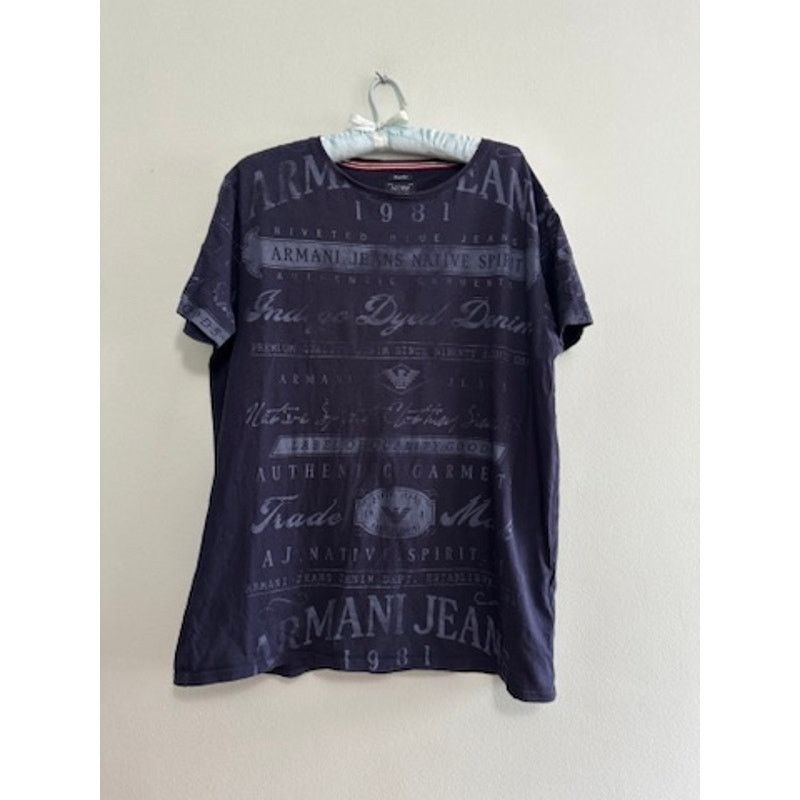 Armani Armani Jeans black graphic tee size S READ Size US S / EU 44-46 / 1 - 2 Thumbnail