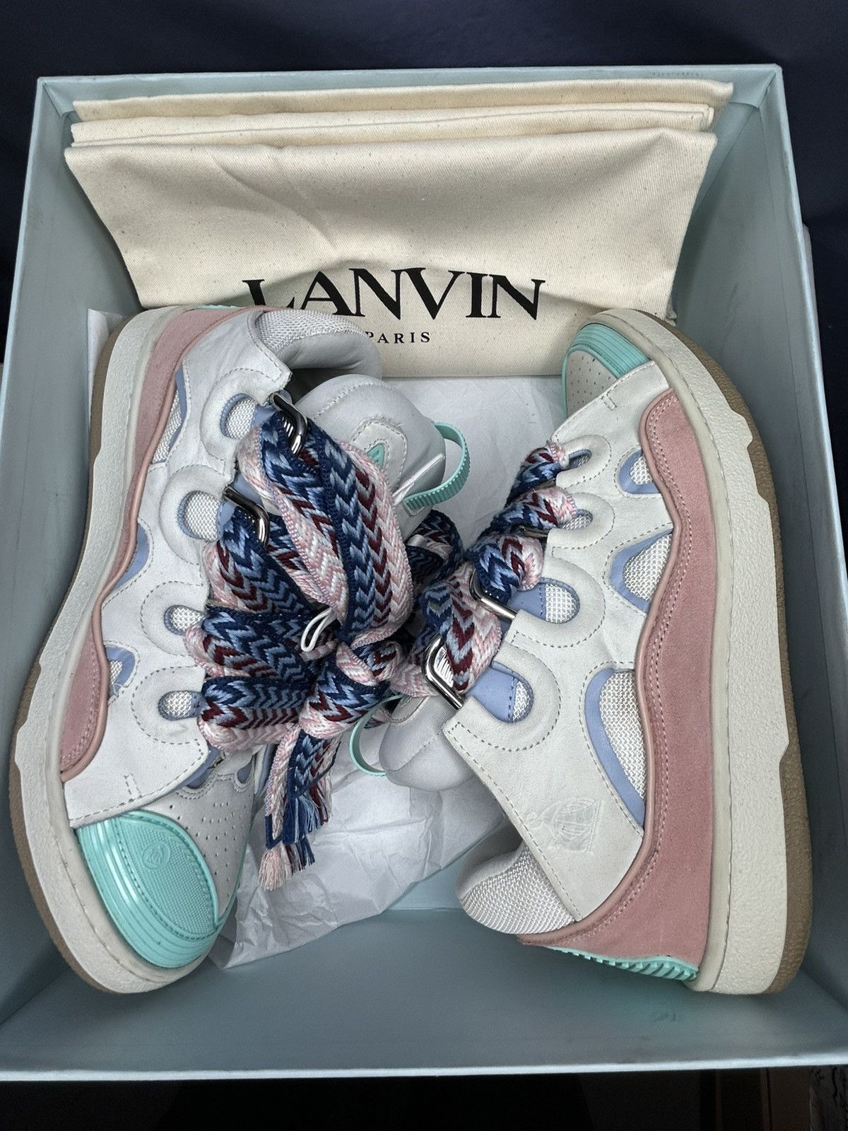 Lanvin Lanvin x Saks Curb Sneakers Size US 10 / EU 43 - 13 Thumbnail